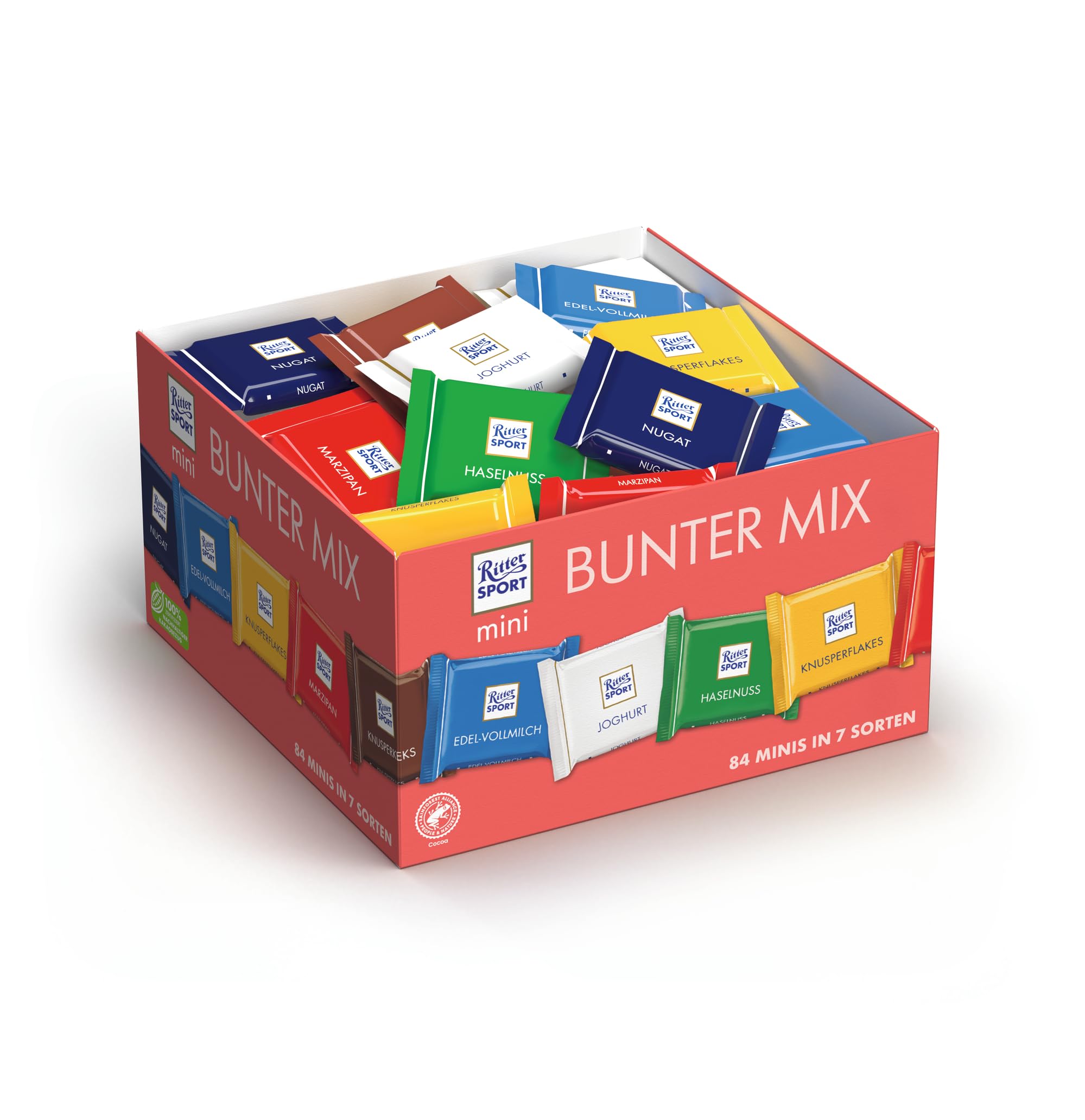 Ritter Sport Mini Counter Display, 1 Pack (1 x 1.4 Kg