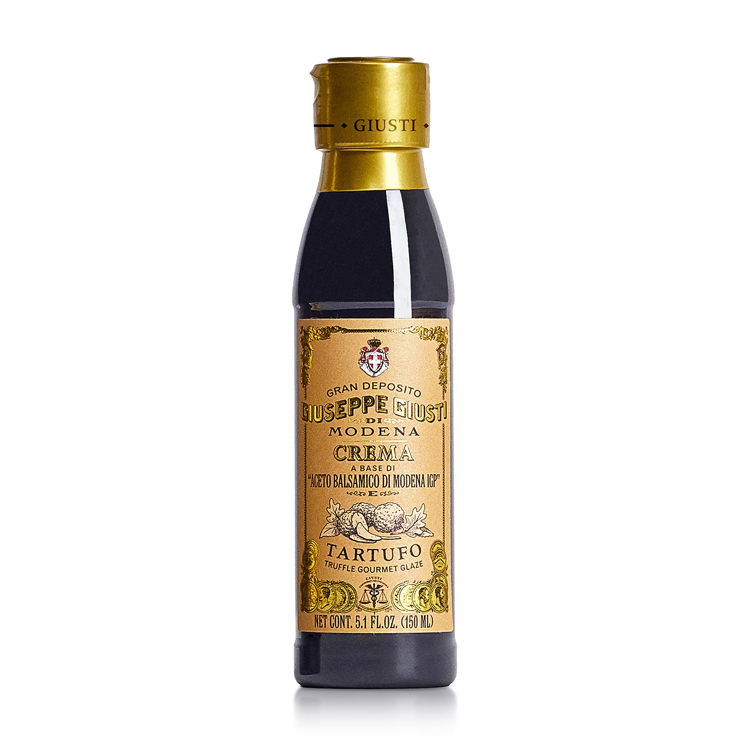 Giuseppe Giusti Italian Truffle Balsamic Glaze, Balsamic Reduction from Balsamic Vinegar of Modena IGP 5.07 fl oz (150ml)