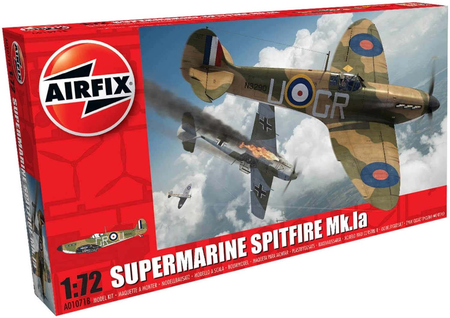 Airfix A01071B Supermarine Spitfire MkIa Classic Kit