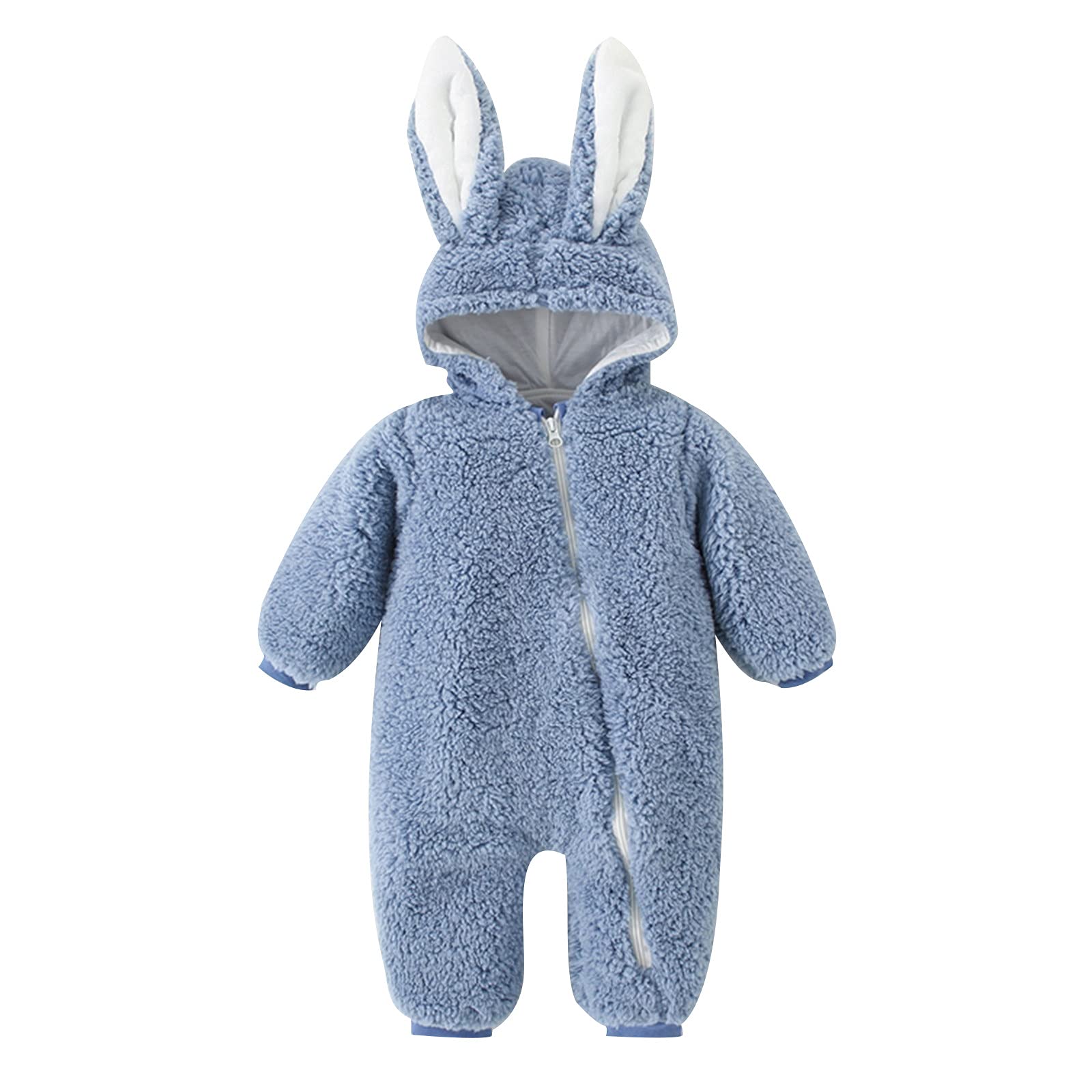 Digood Girls Hooded Coat Infant Newborn Baby Boys Bunny Winter Warm Thick Snowsuit Hooded Coat Jumpsuit,Snow Wear Clothes