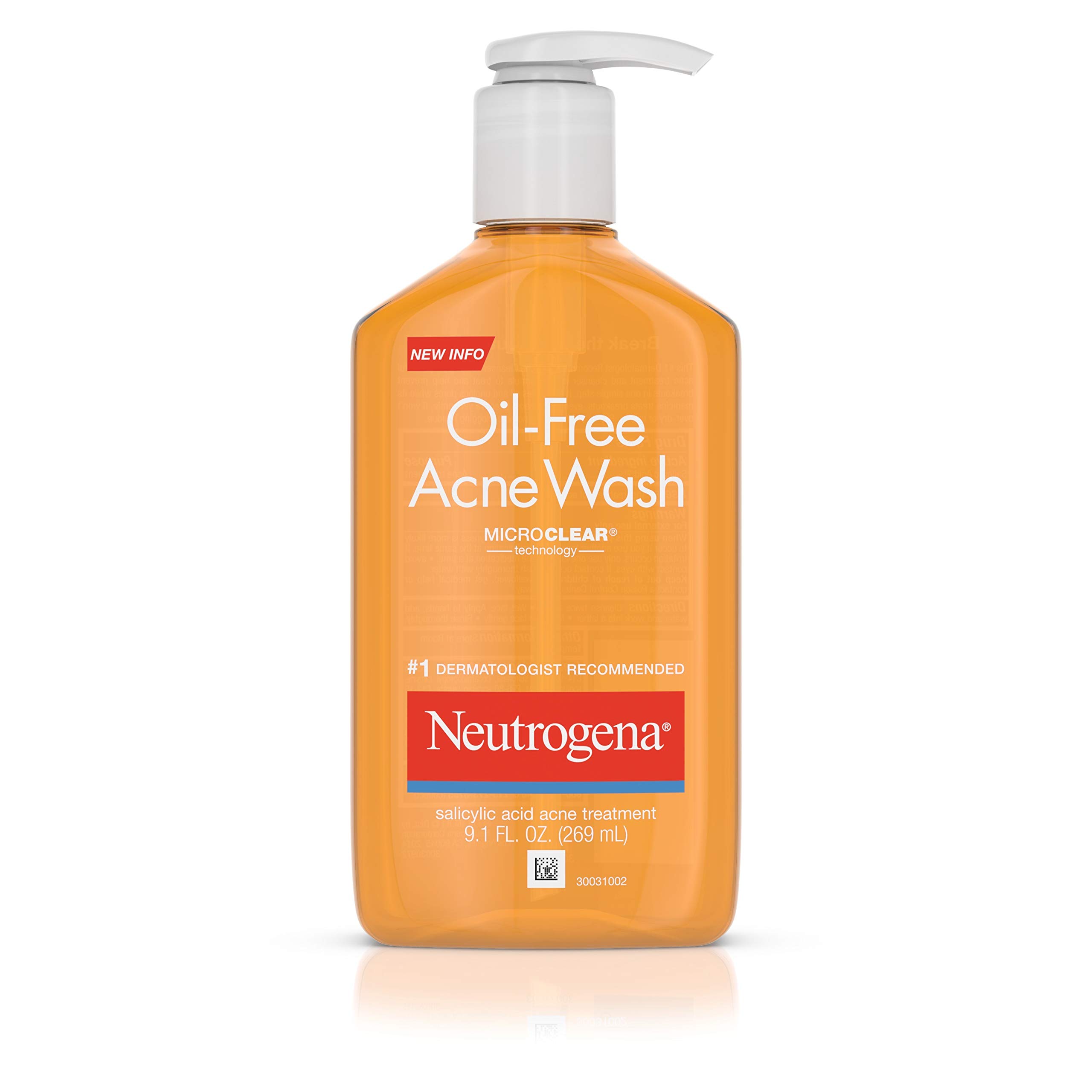 NeutrogenaAcne Wash, Oil-Free, 4.2 Oz.