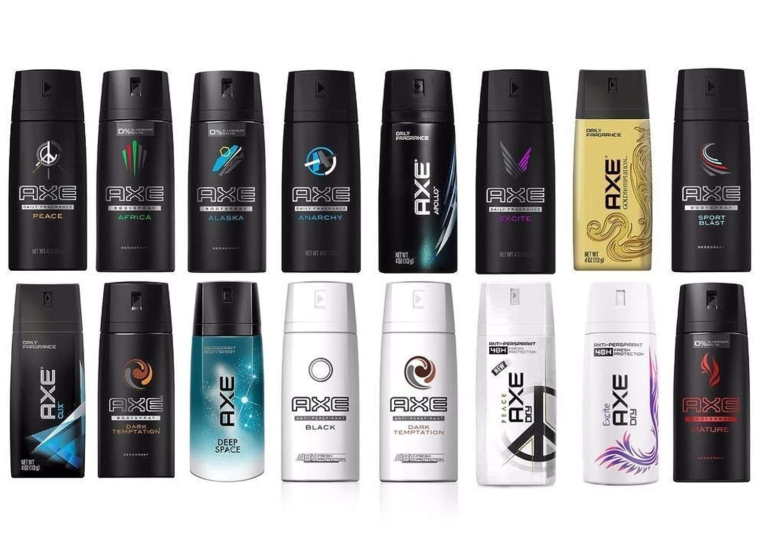 AXEBody Spray Deodarant (Mix Within the Available Kinds, 6x150ml)