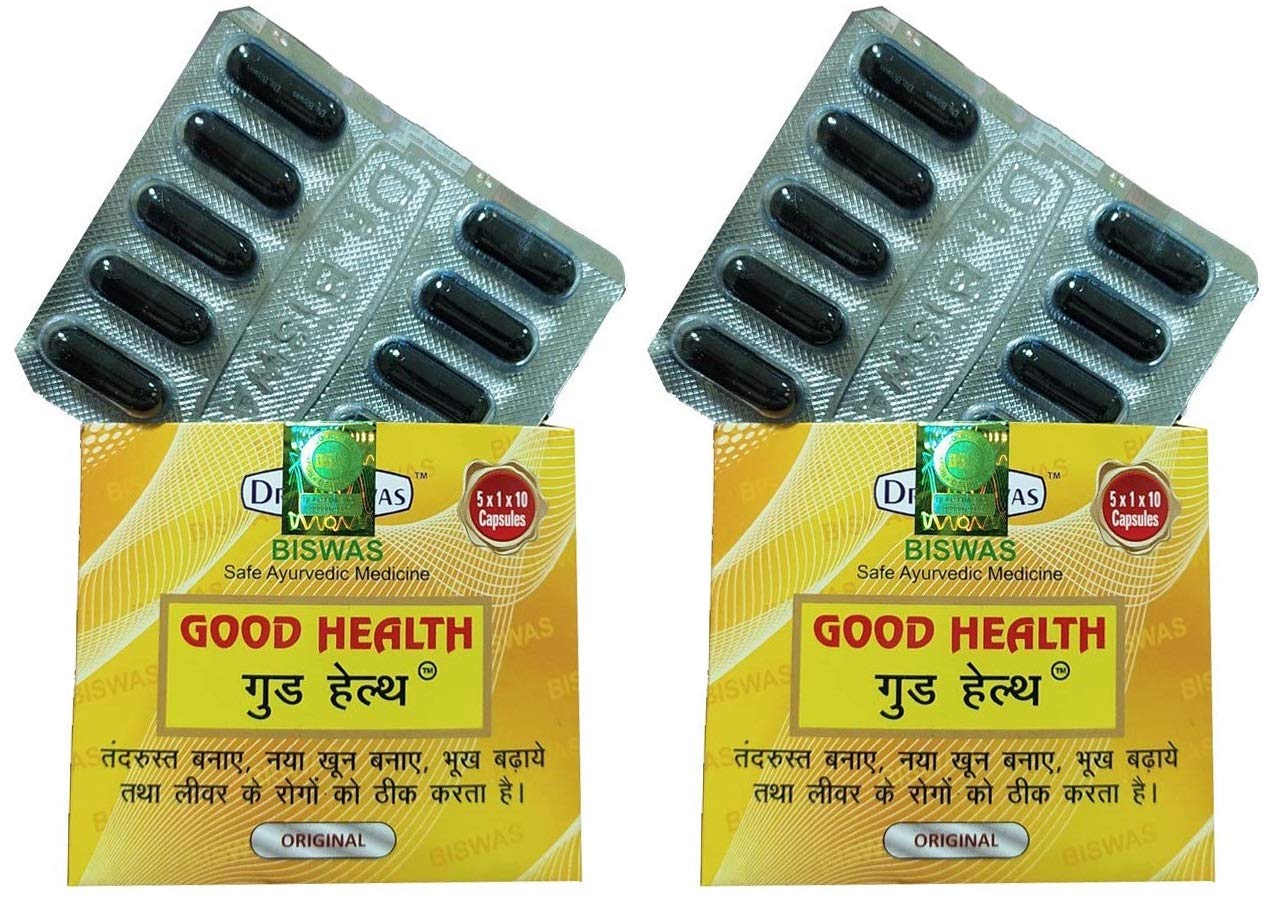 Dr. Biswas Ayurvedic Good Health Blister Packing (Pack of 2) (100 Tablets)