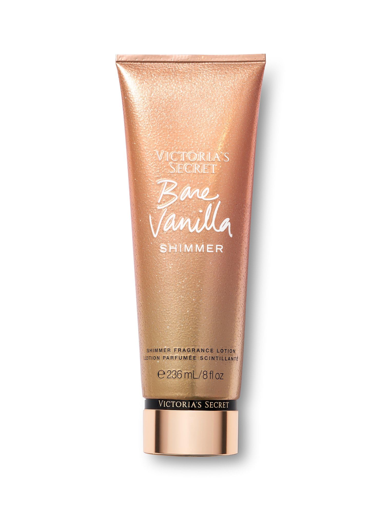 VICTORIA'S SECRET BARE VANILLA SHIMMER BODY LOTION 8.0 FL OZ