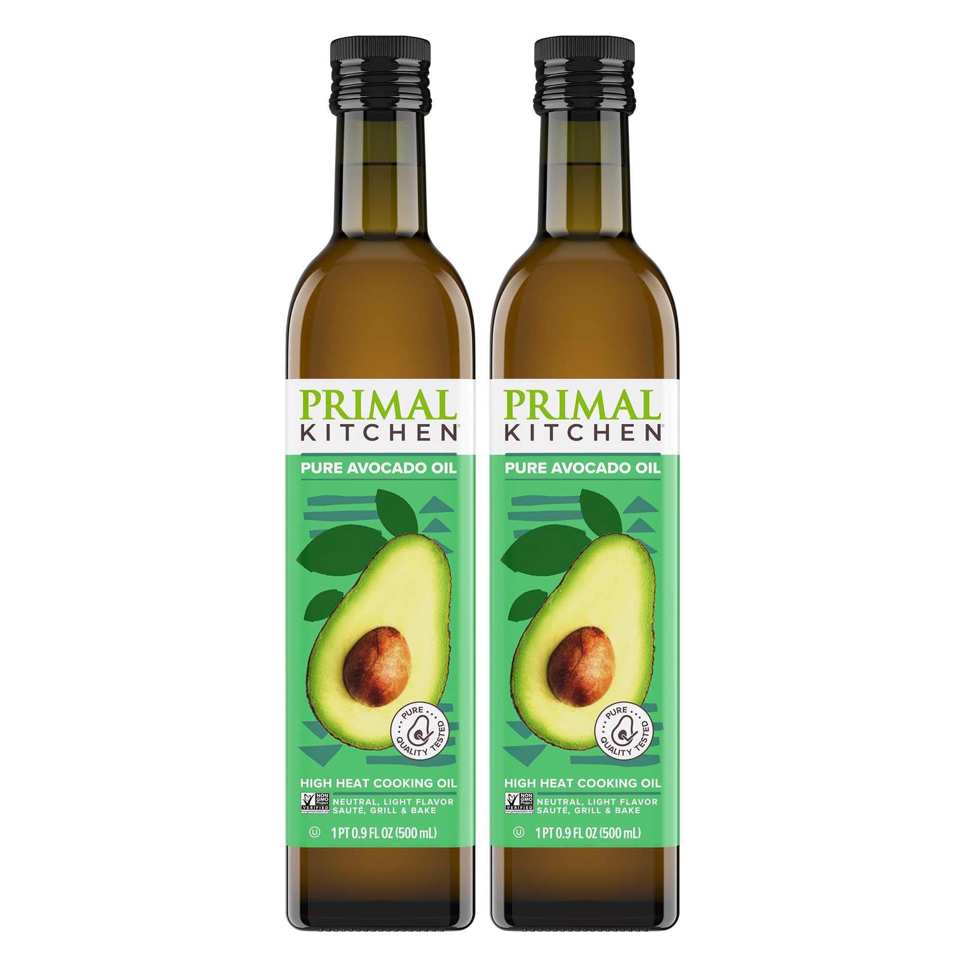 Primal Kitchen Avocado Oil, Whole30 Approved, Certified Paleo, and Keto Certified, 16.9 Fluid Ounces, Pack of 2