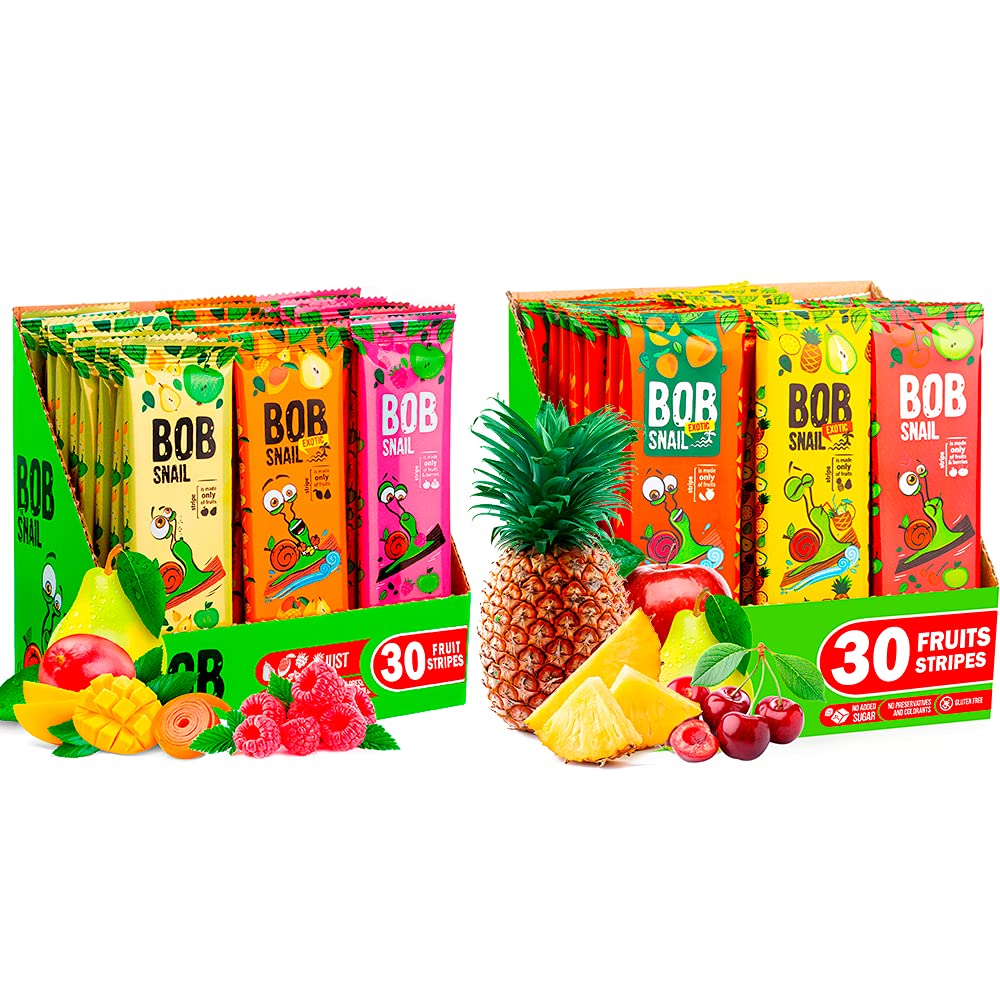 Bob SnailHealthy Fruit Snacks for Adults & Kids