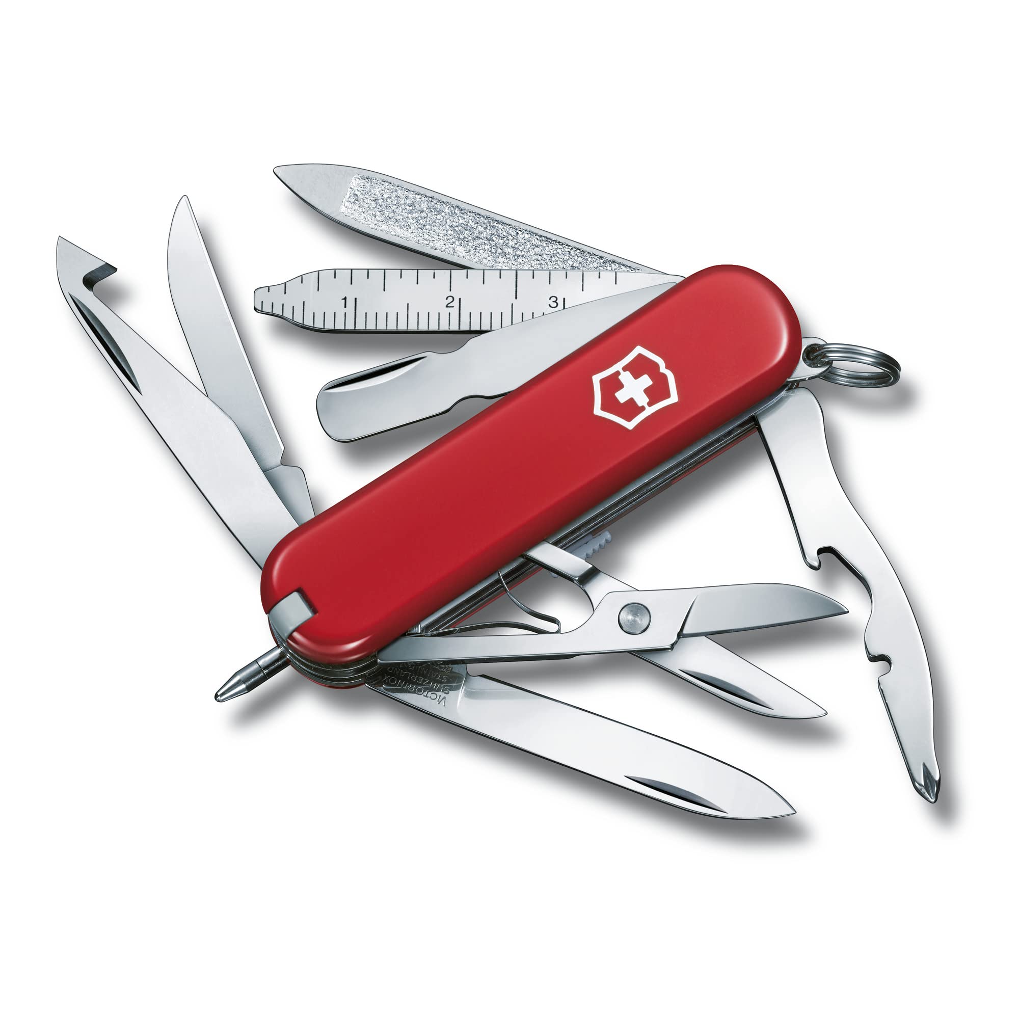 VictorinoxSwiss Army Minichamp Pocket Knife, Red, 58mm