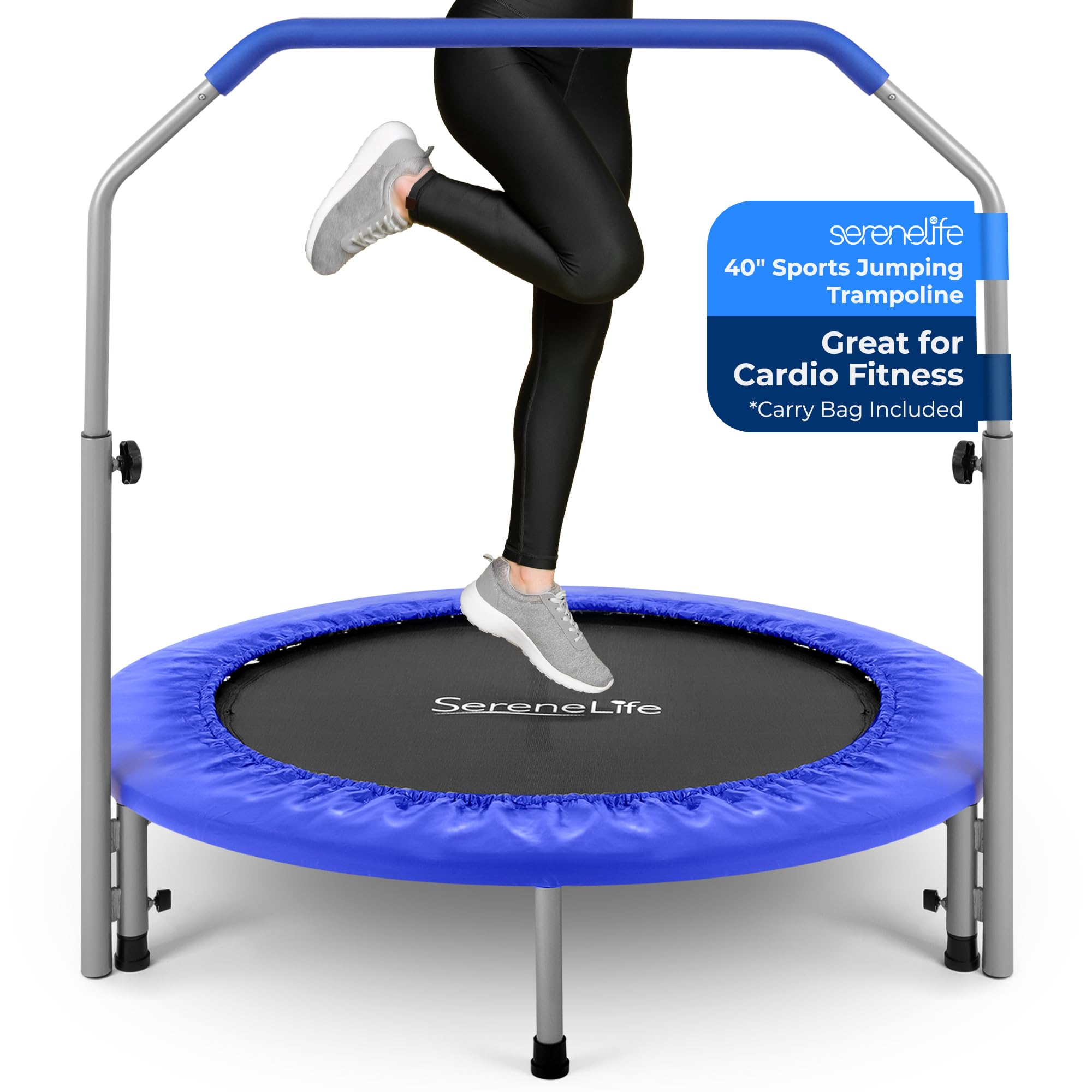 SereneLife 36"/40" Portable & Foldable Trampoline