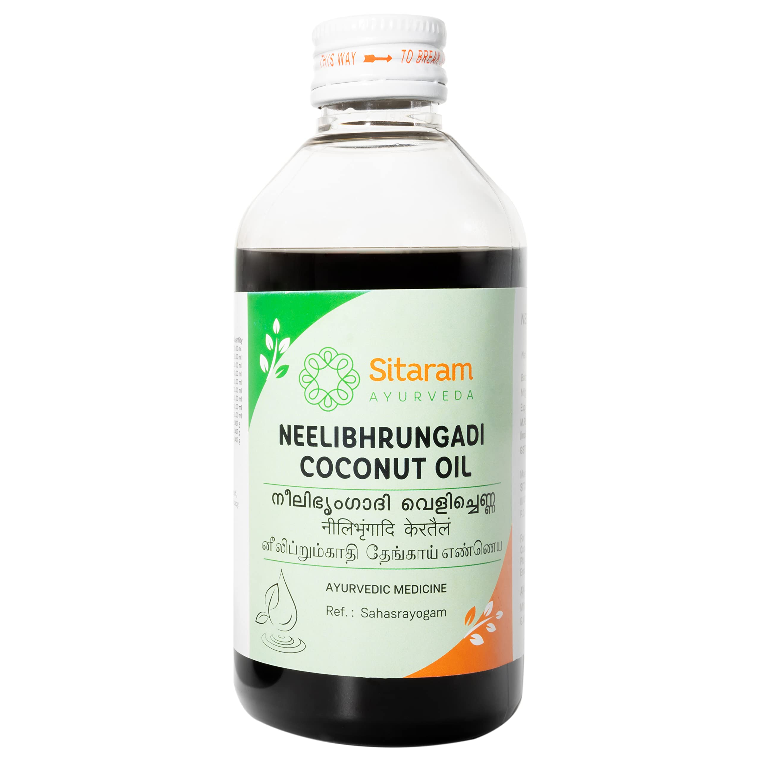 Sitaram Neelibringadhi Hair Oil | Ayurvedic Neelibhrungadi Thailam | Herbal Oil For Healthy Hair(200ml)