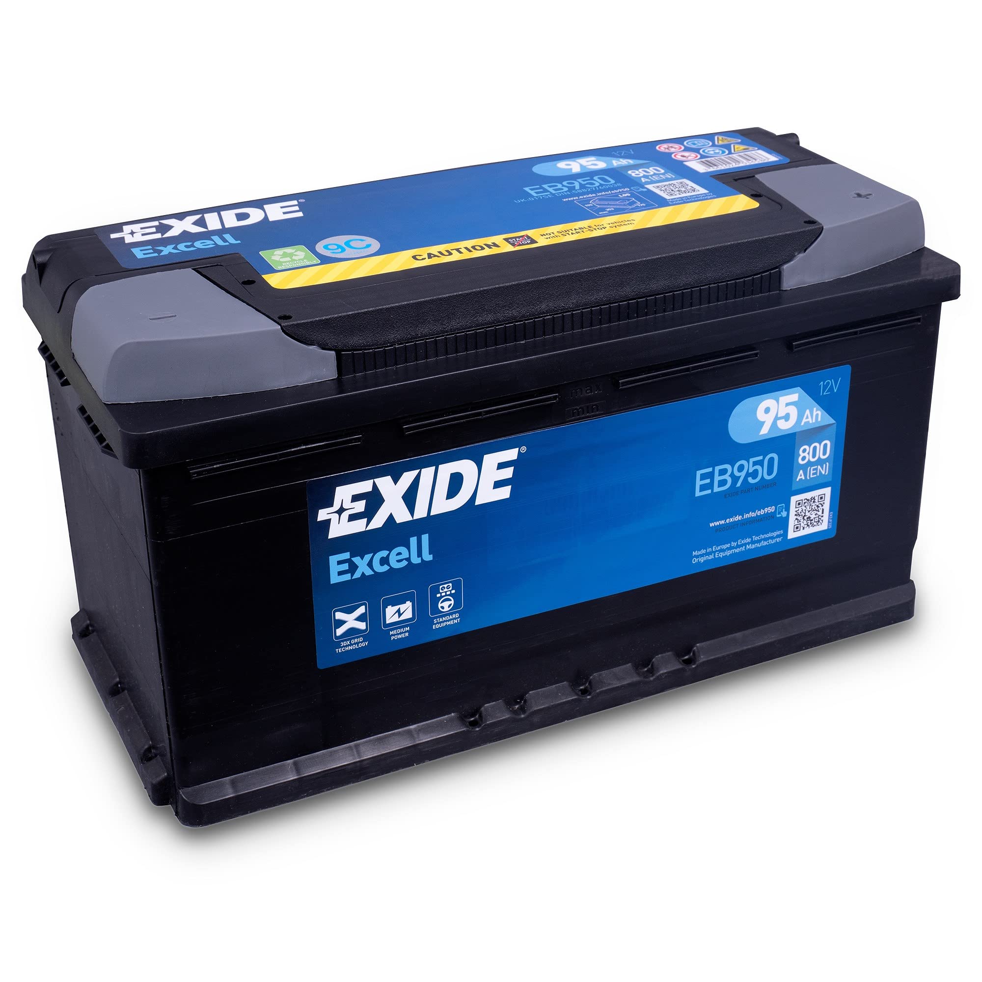 Exide Starter Battery Excell 95 Ah