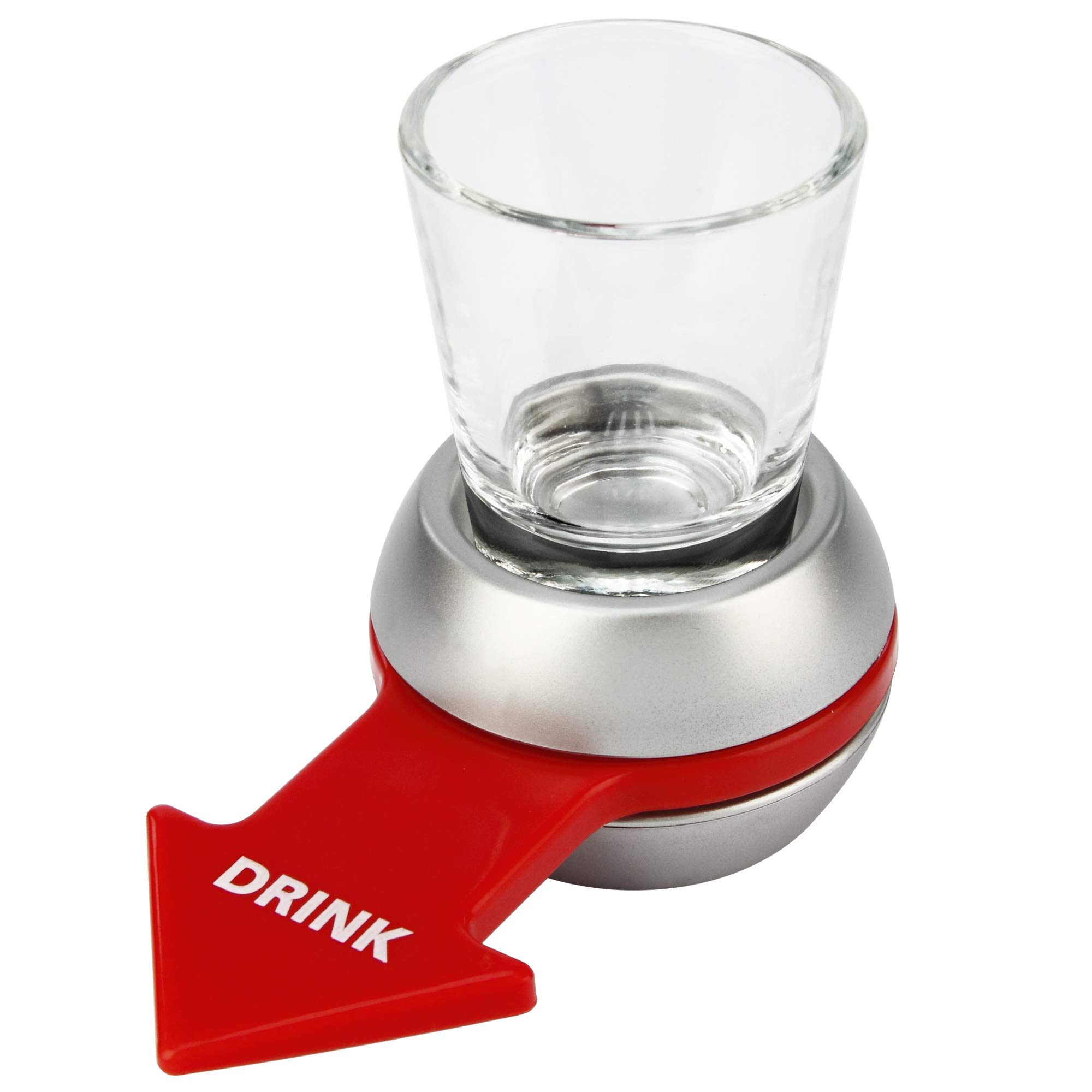 Barbuzzo Original Spin the Shot – Fun Adult Drinking Games, Includes 2 Ounce Shot Glass