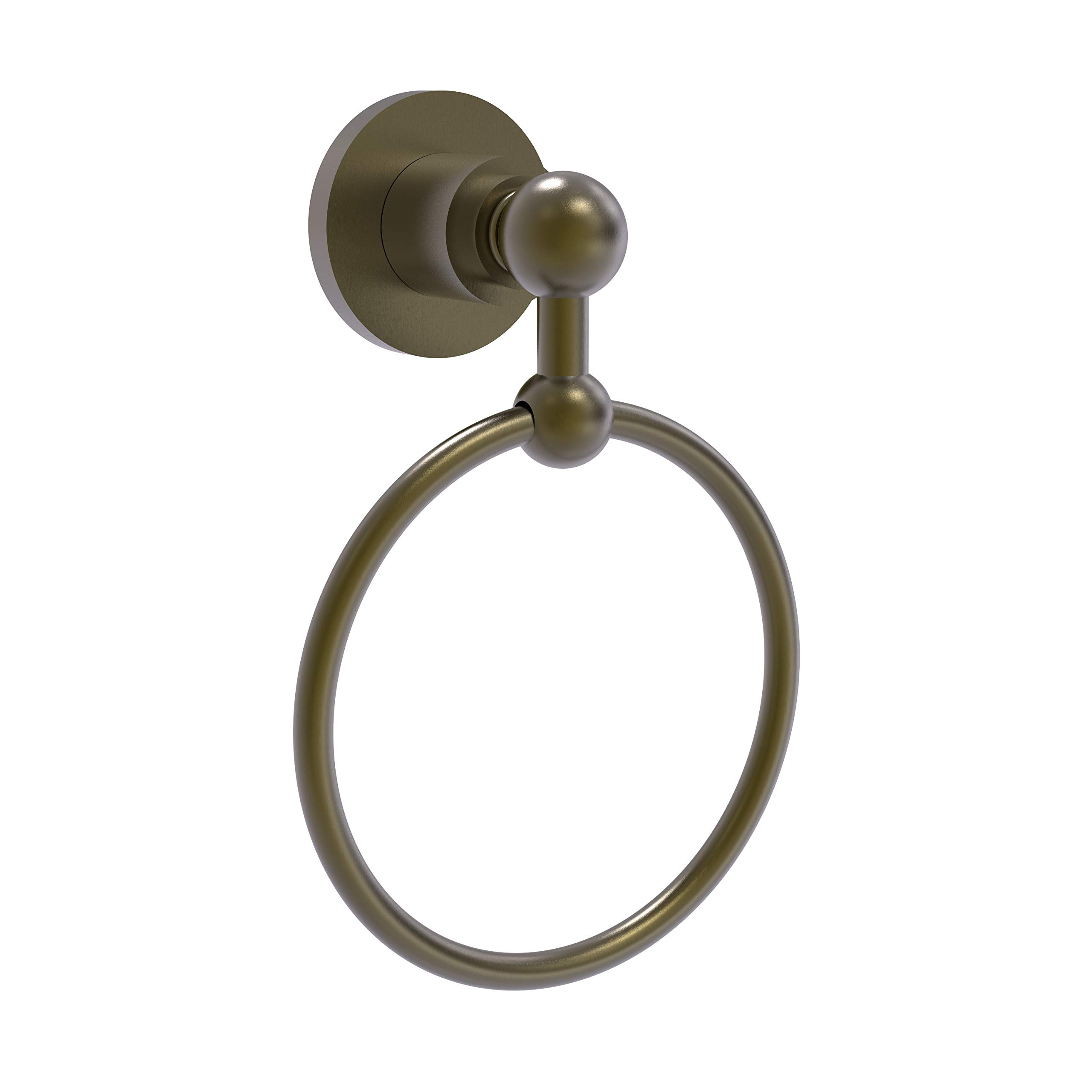 Allied Brass AP-16 Astor Place Collection Towel Ring, Antique Brass