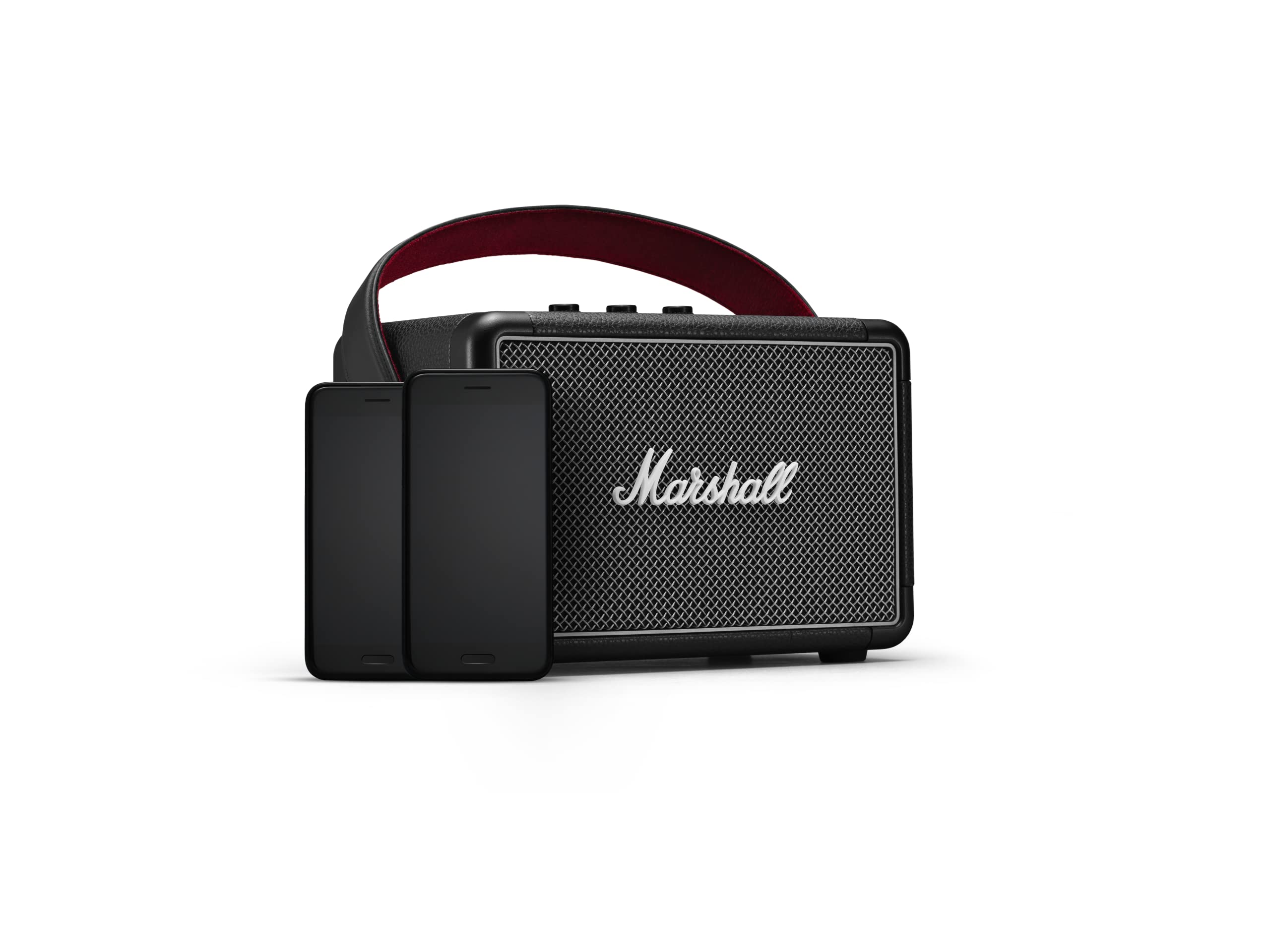 Marshall Kilburn II Bluetooth Speaker - Premium Water Resistance Portable Bluetooth Speaker & Wireless Speakers 20+ Playtime - Black