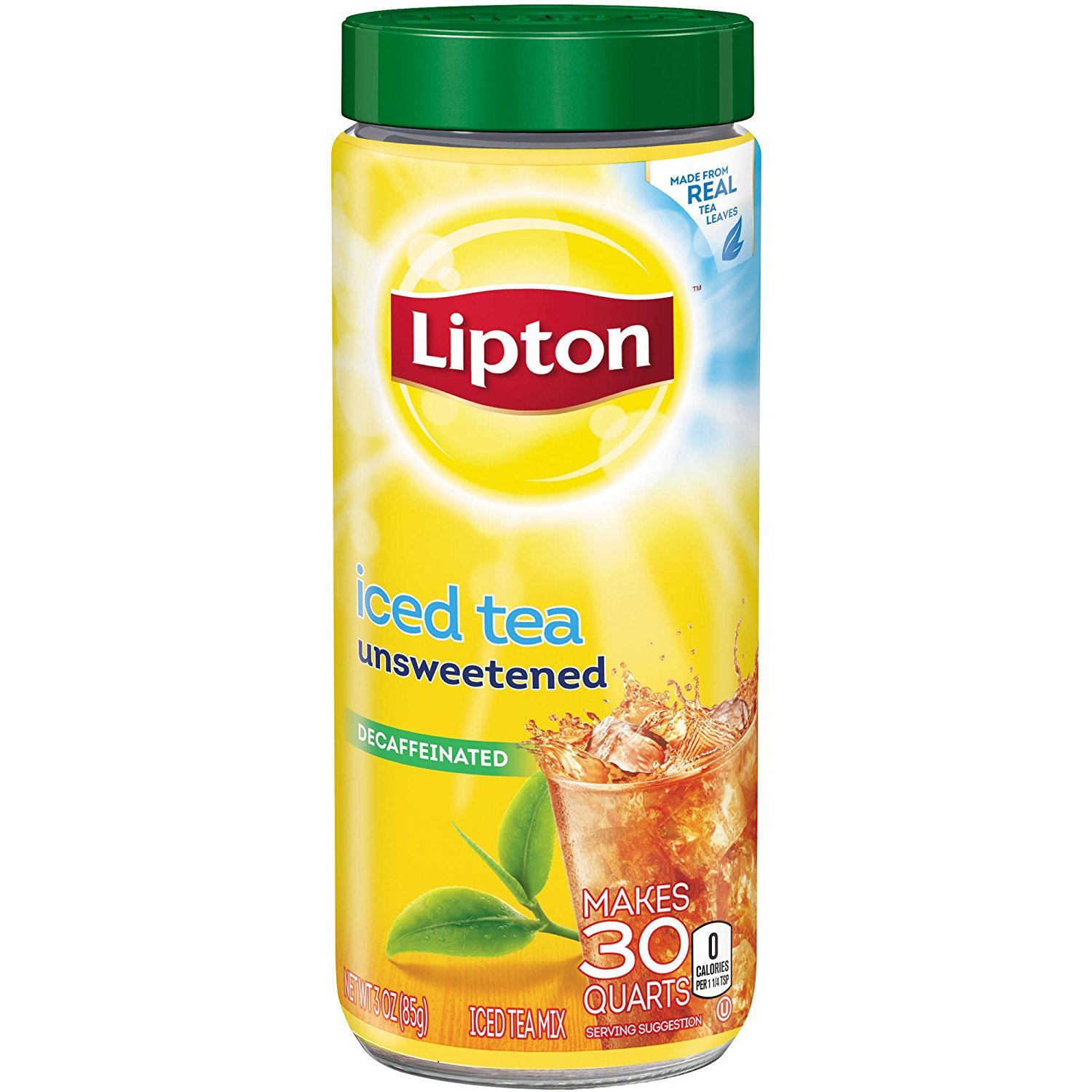 LiptonUnsweetened Decaffeinated Instant Tea Mix, 30 Quarts