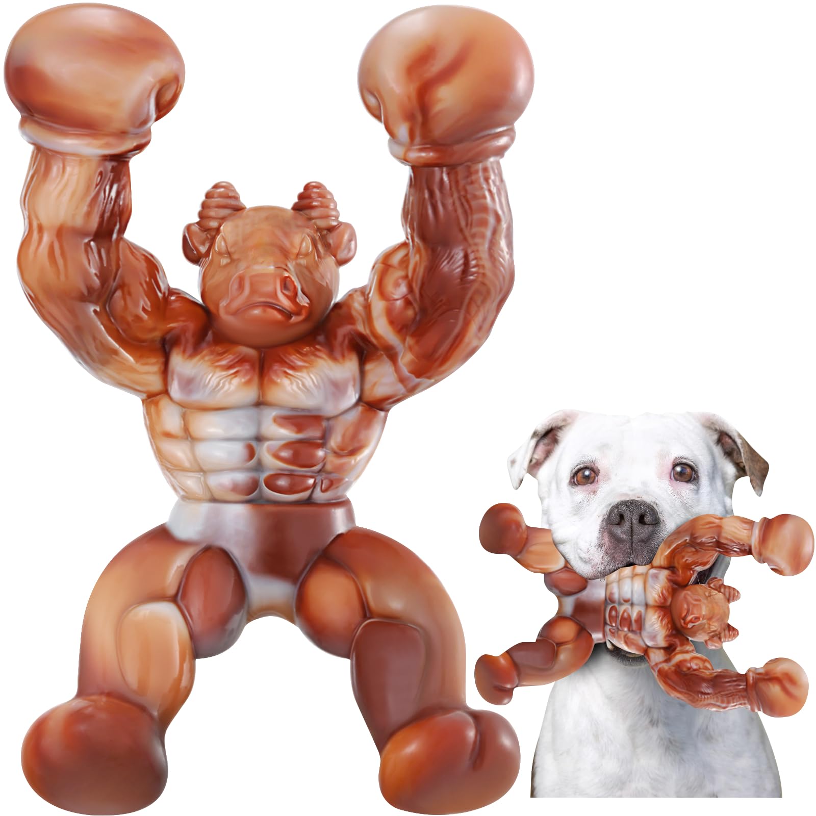 Dog Toys for Aggressive Chewers, Indestructible Dog Toys, Tough Dog Toys for Aggressive Chewers, Dog Toys to Keep Them Busy, Dog Chew Toys for Small/Medium/Large Dogs