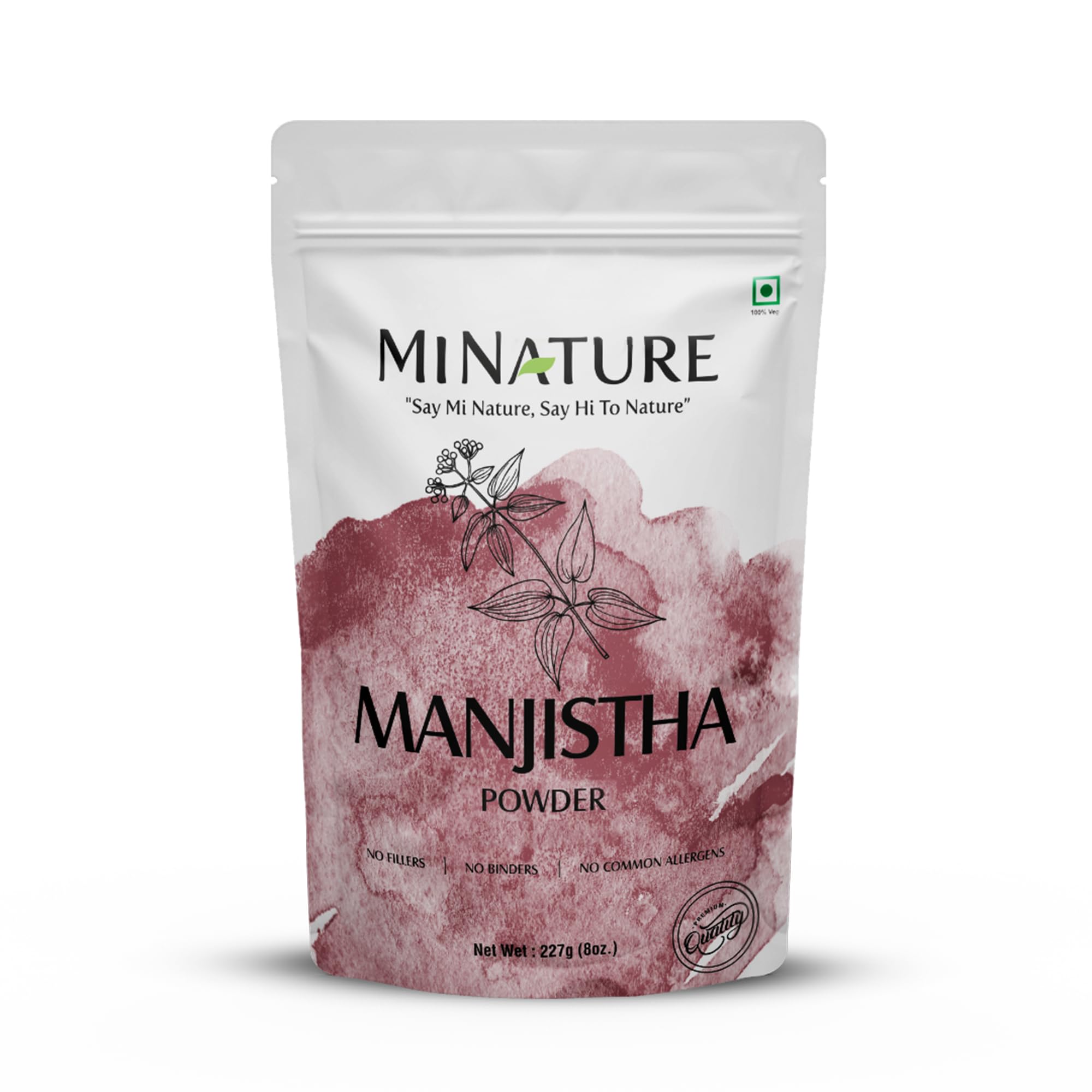 mi nature USDA Certified Organic Manjistha Powder - 227g