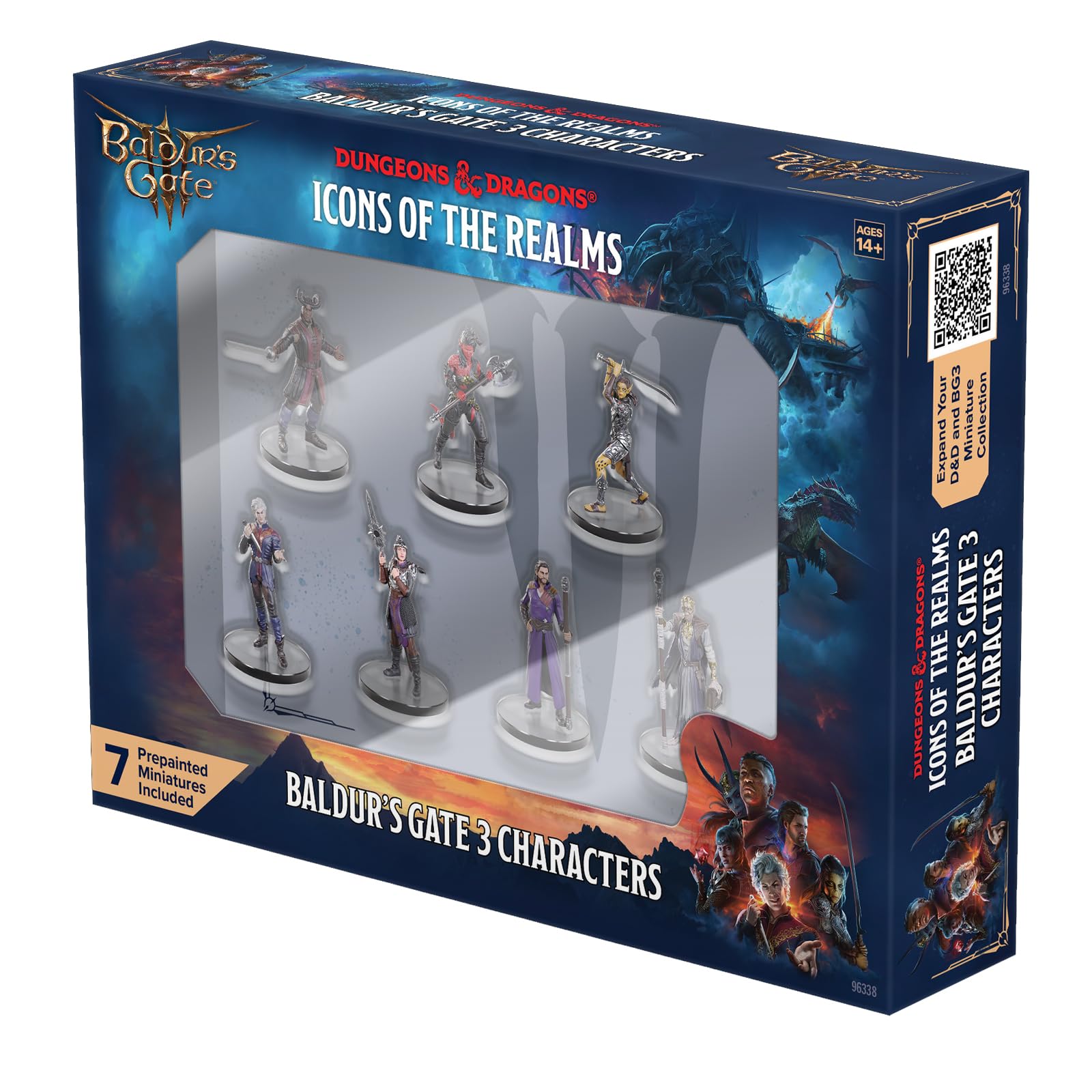 WizKids D&D Icons of The Realms: Baldur's Gate 3 - Character Boxed Set | Dungeons and Dragons Figures | Pre-Painted