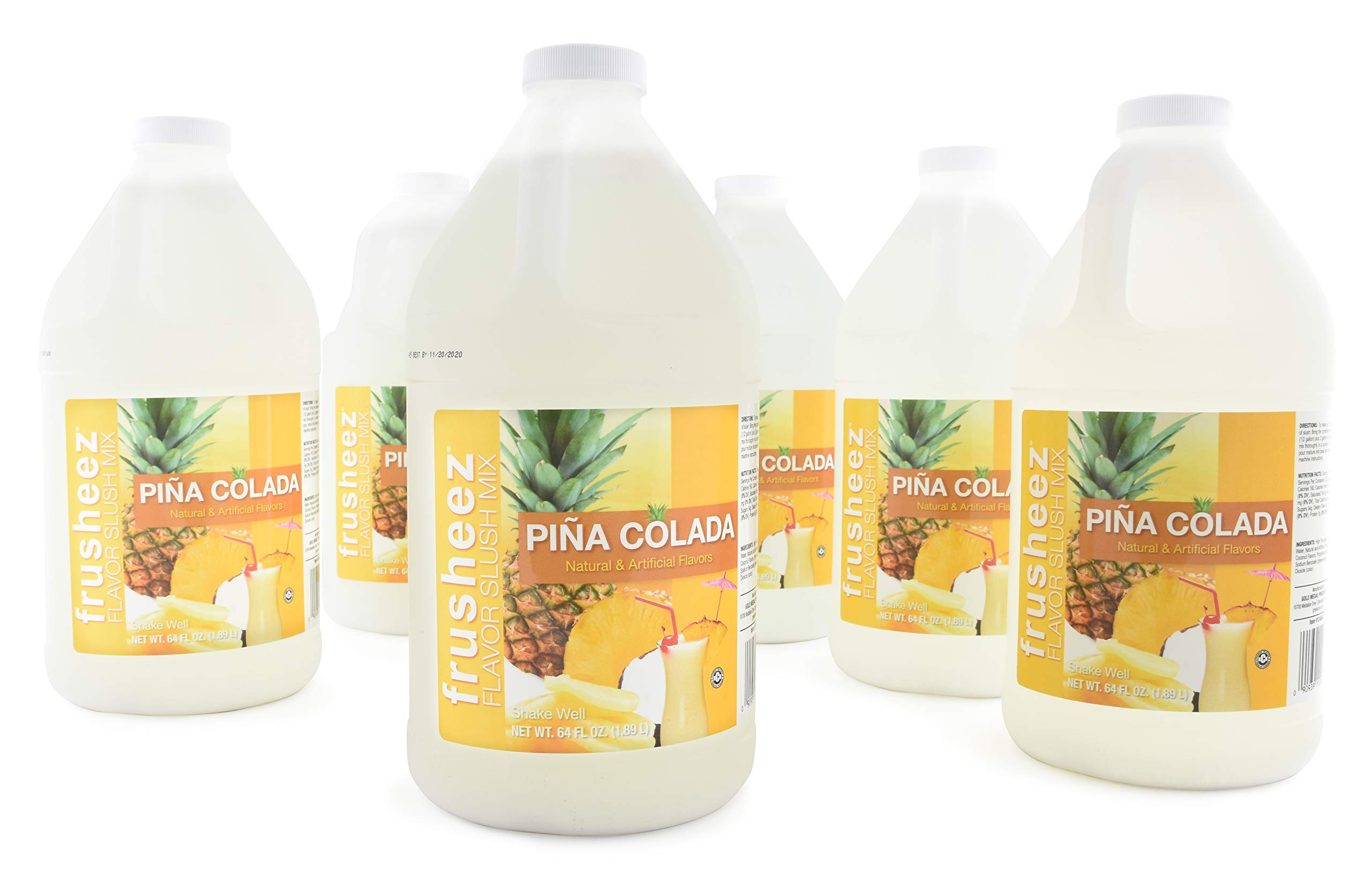 Frusheez Pina Colada Slush Mix (6 - 1/2 gallons)