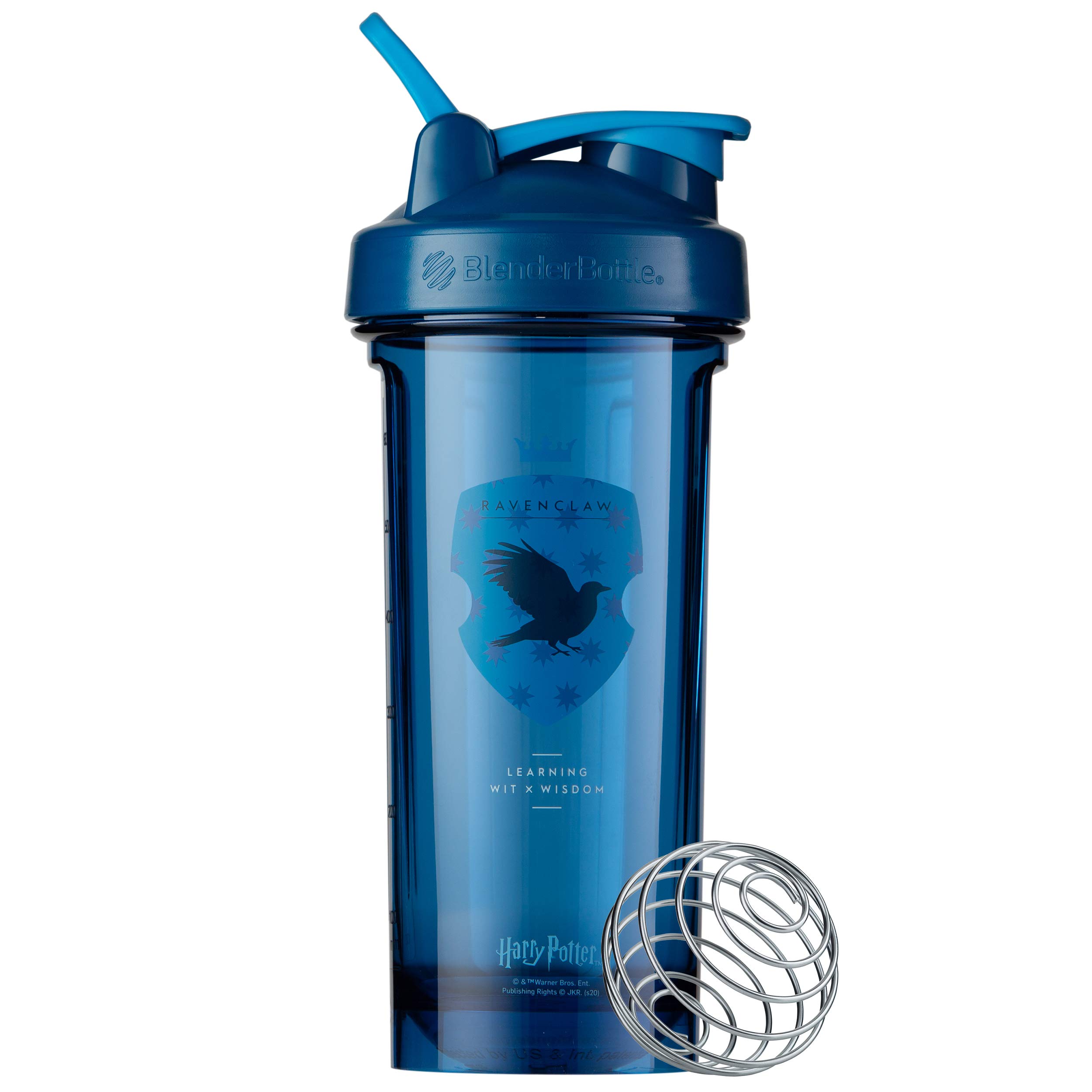 BlenderBottle Harry Potter Shaker Bottle Pro Series Perfect for Protein Shakes and Pre Workout, 28-Ounce, Ravenclaw (Learning)