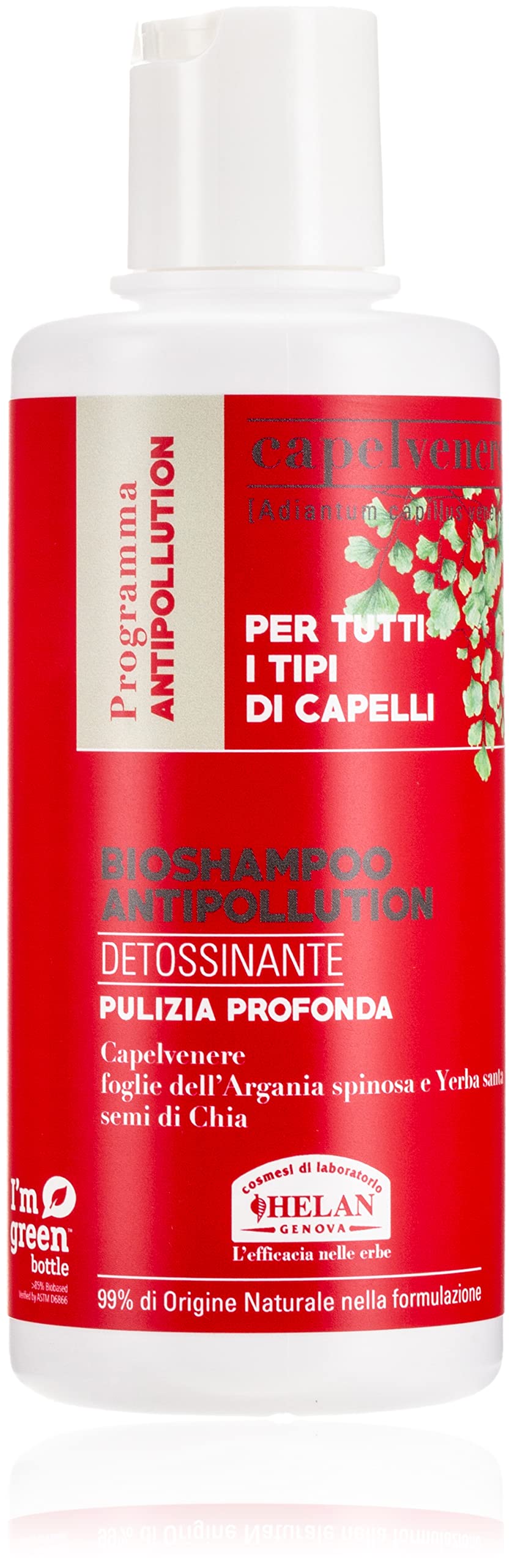 Helan Genova Helan Genova Capelvenere Anti-Pollution Detoxing Bio Shampoo 200 Ml