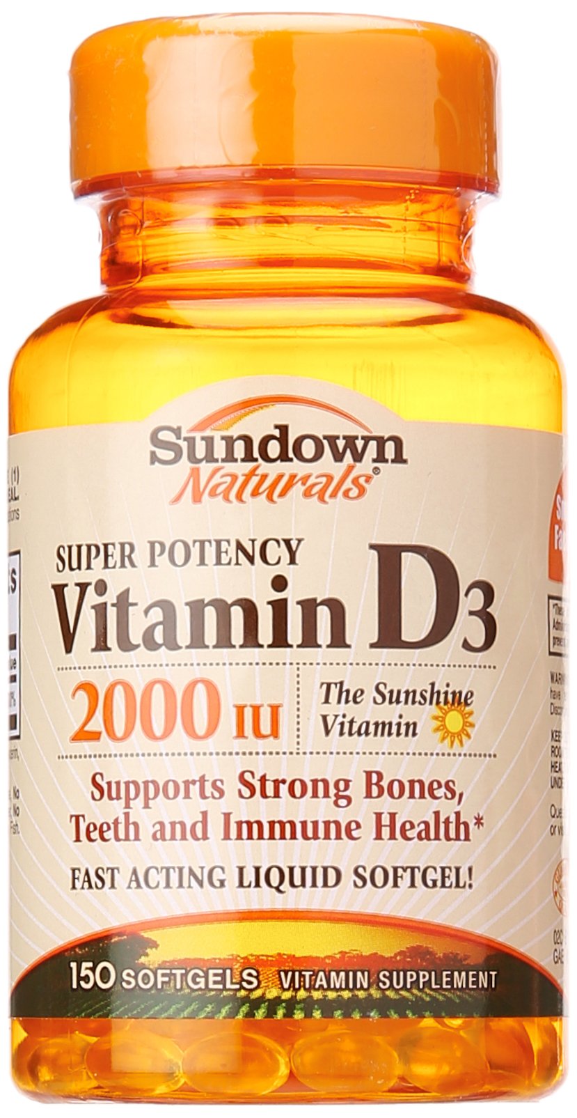 Sundown, Vitamin D-2000 Iu Softgels, 150 ct