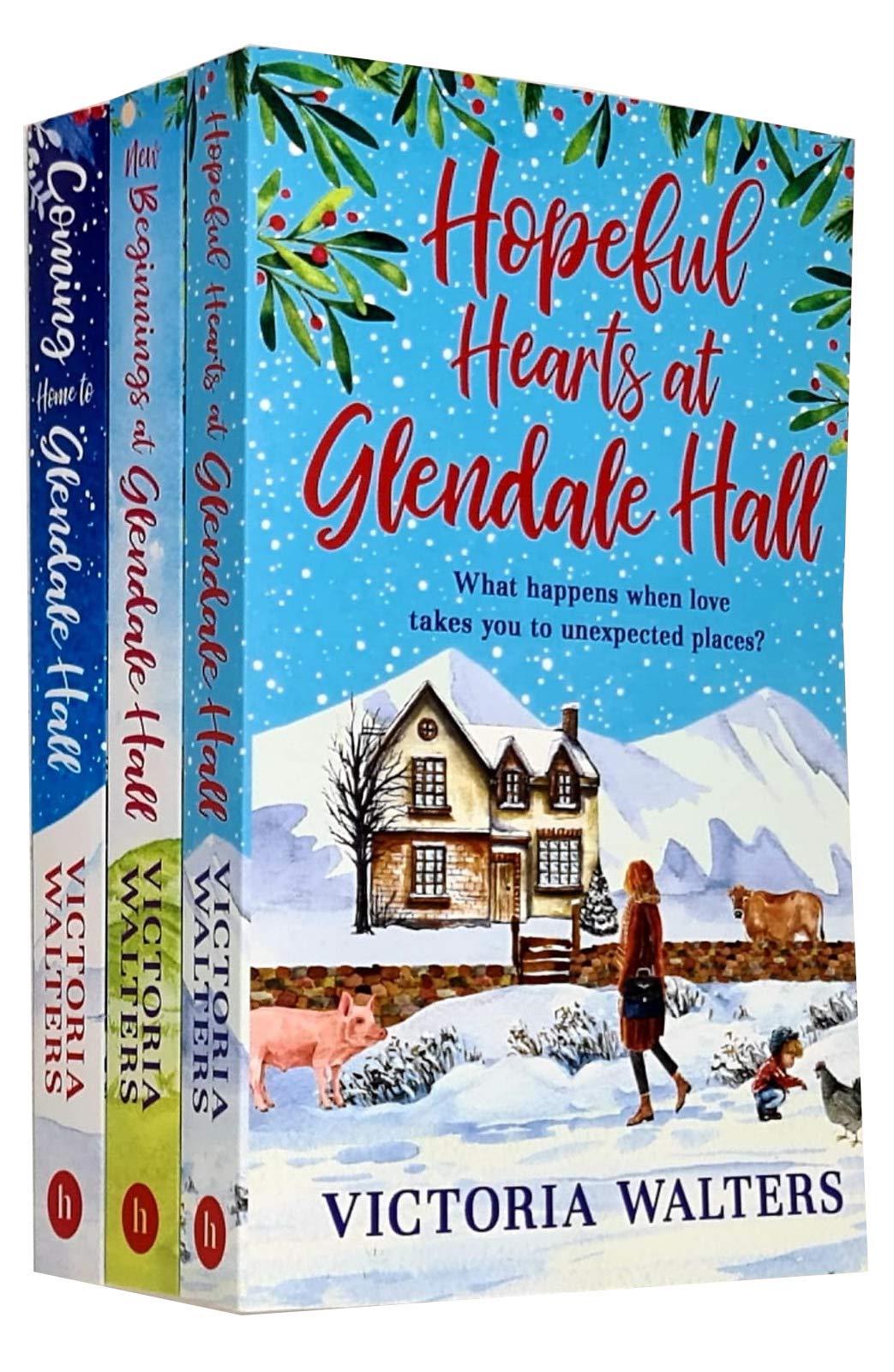 Glendale Hall Series 5 Books Collection Set By Victoria Walters (Coming Home, New Beginnings, Hopeful Hearts, Always and Forever, Dreams Come True)