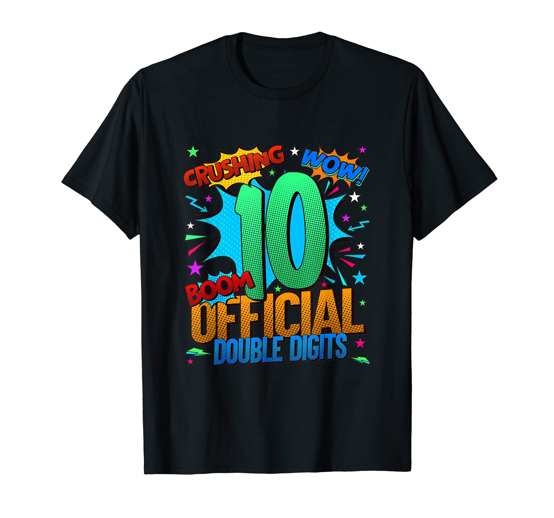 Official Double Digits 10th Birthday AwesomeSince 2013 T-Shirt