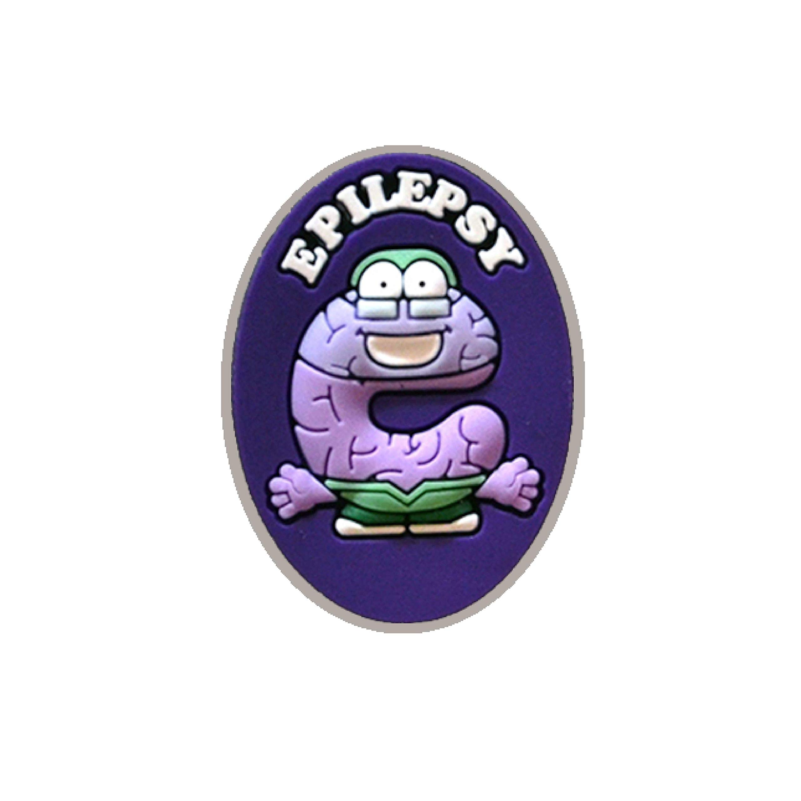 AllerMates Kids Medical Charm - Epilepsy Children's Medic Alert Awareness Bracelet Accessory