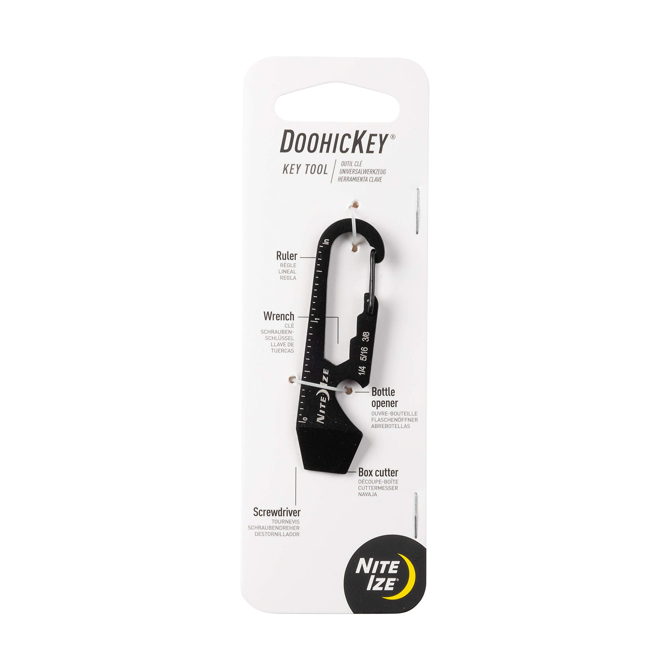 Nite IzeKMT-01-R3 Doohic Key Tool, Black