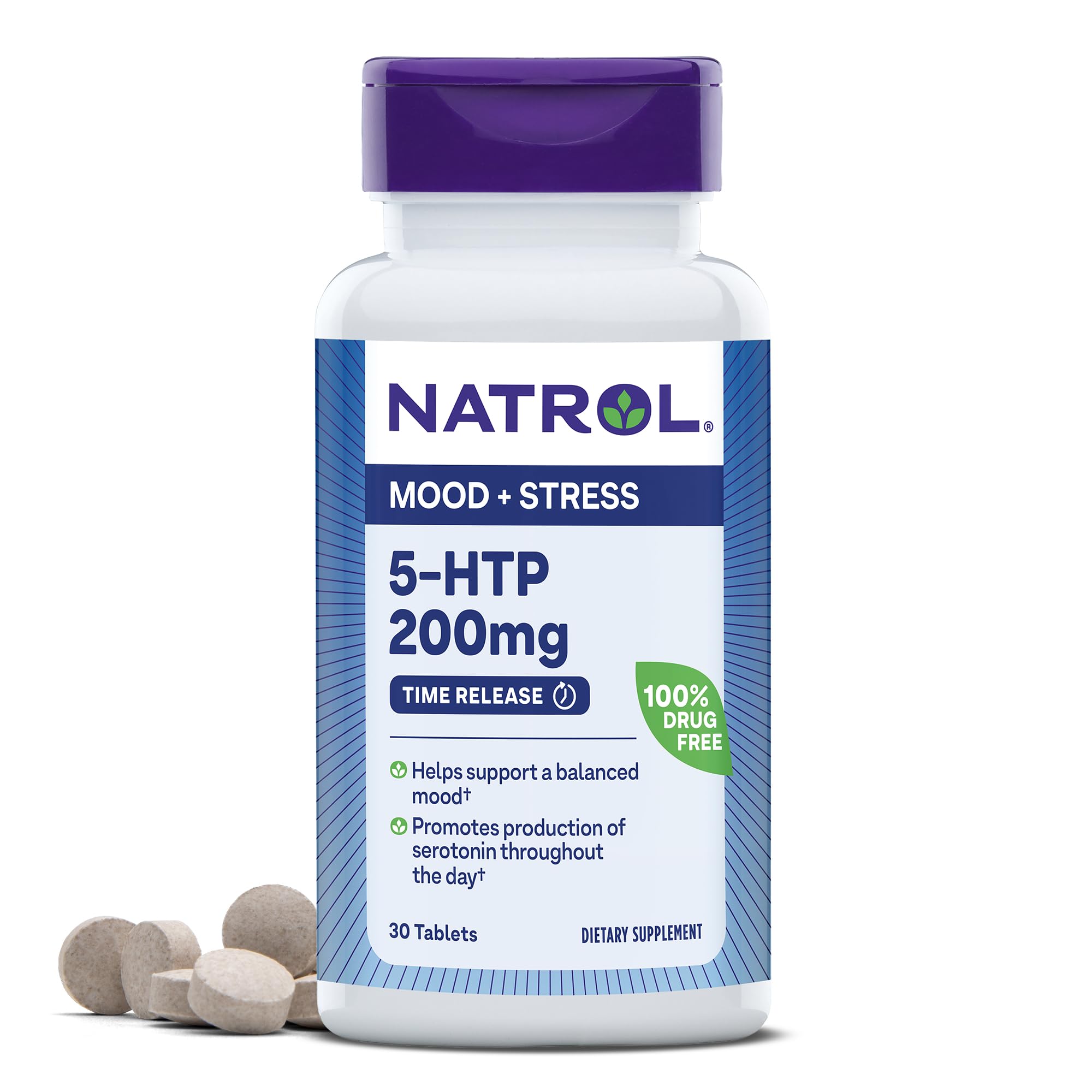 Natrol 5-HTP TR 200 mg - 30 Tablets