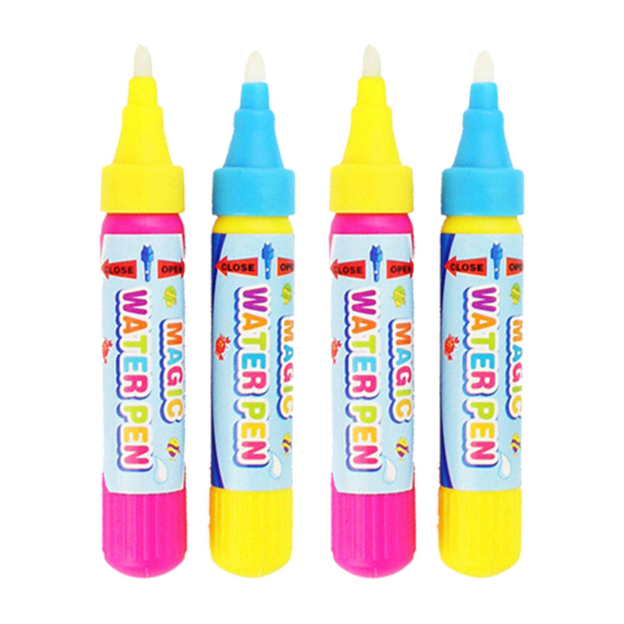 Rangebow Replacement Aqua Water Doodle Pens, Pack of 4 Aqua Pens for All Doodle Drawing Mats Drawing Painting Boards