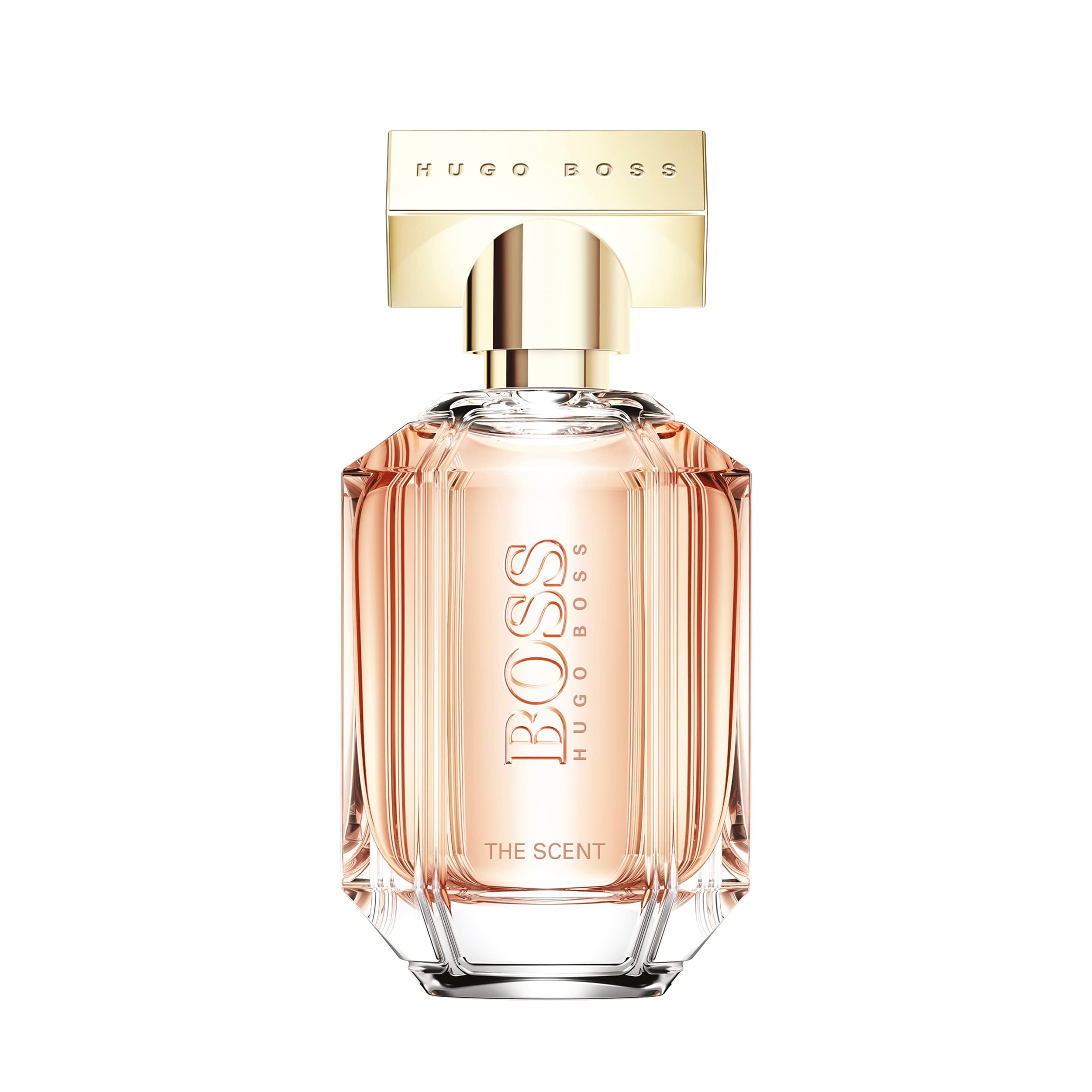 BOSS The Scent - Eau de Parfum for Her - Ambery Fragrance with Notes of Honeyed Peach, Osmanthus Flower and Roasted Cocoa - High Longevity - 50ml (Packaging May Vary)