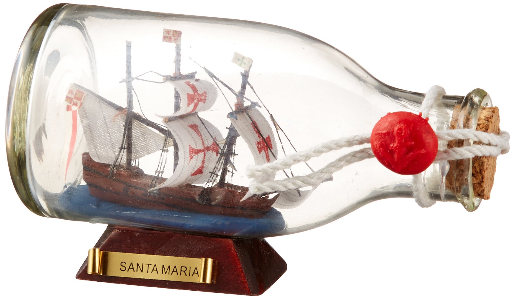 Hampton NauticalSanta Maria Ship in a Glass Bottle, 5"