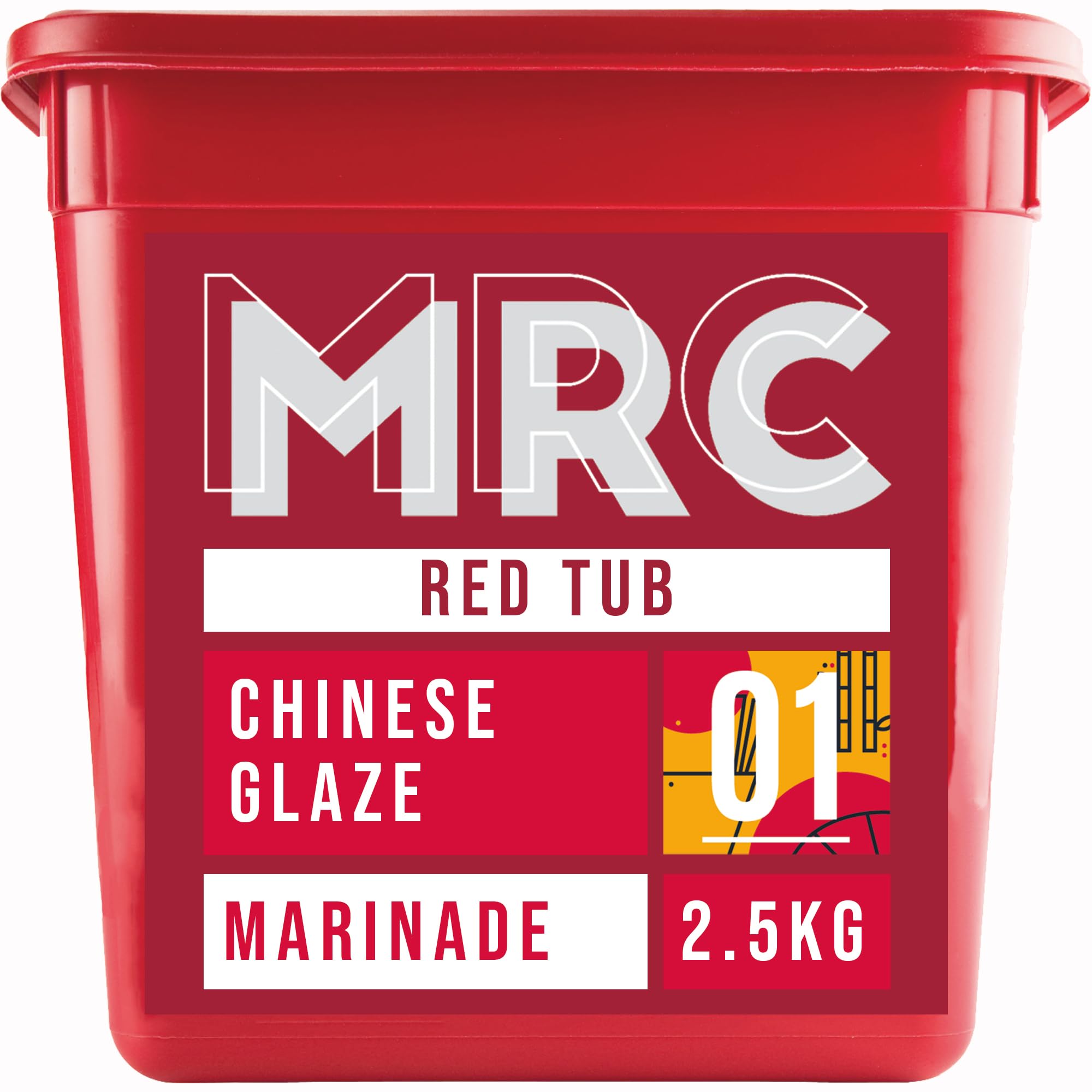 MRC Chinese Glaze 2.5kg – Chinese Seasoning for Meat & Vegetables – Ideal Chinese Marinade for BBQs – Star Anise, Ginger & Cinnamon Spices (Packing May Vary)