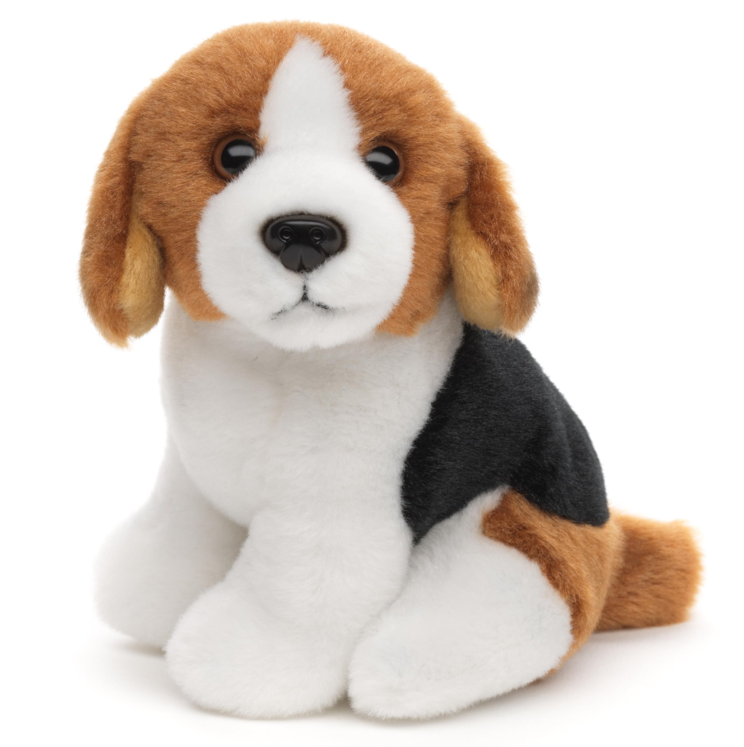 Fitto Beagle Plush Toy, 30cm Soft Sitting Beagle Stuffed Animal, Realistic Dog Plush for Kids, Toddlers, & Collectors, Cuddly and Washable Beagle Dog Toy, Ideal Gift for Children