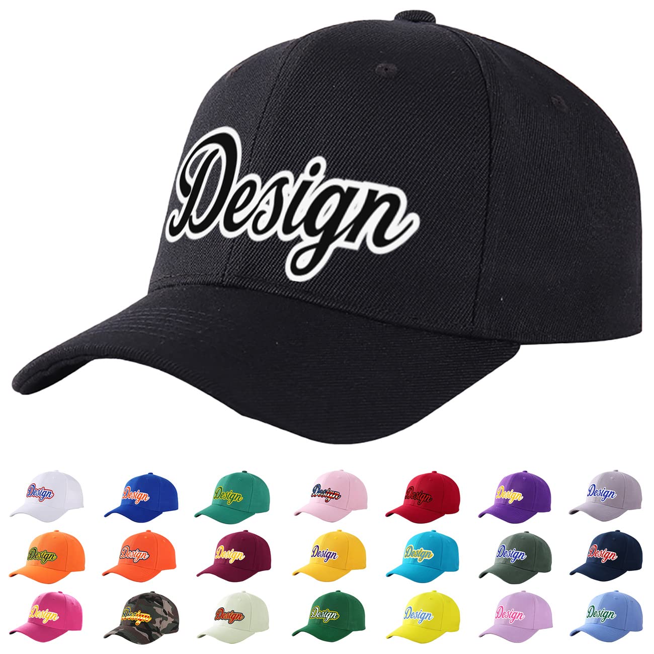 KXKCustom Baseball Hat Printed Your Own Text & Logo Personalized Trucker Caps for Men Women