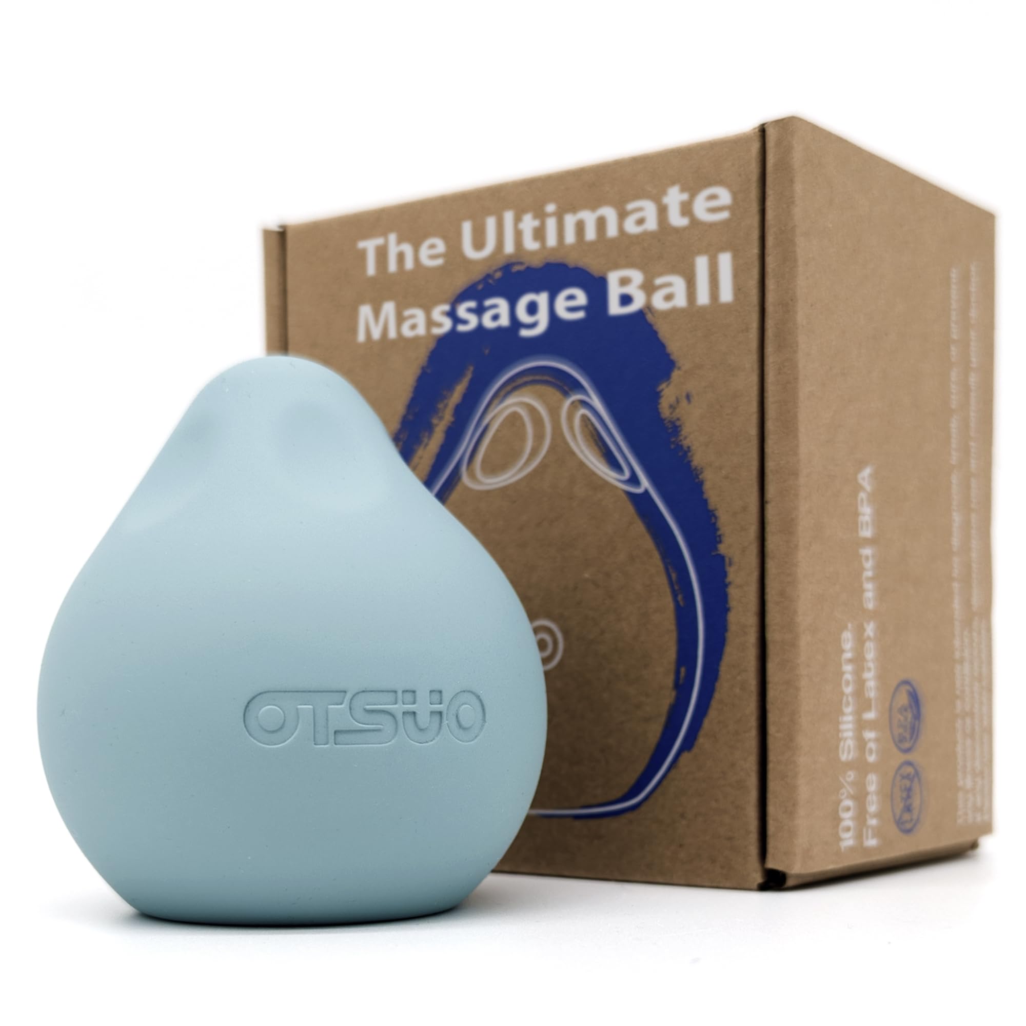 Massage Ball - Trigger Point Release - Foot & Muscle Massage, Lacrosse Ball Therapy, Pressure Point Relief, and Deep Tissue Massage - Myofascial Stretching Tool - Plantar Fasciitis Relief