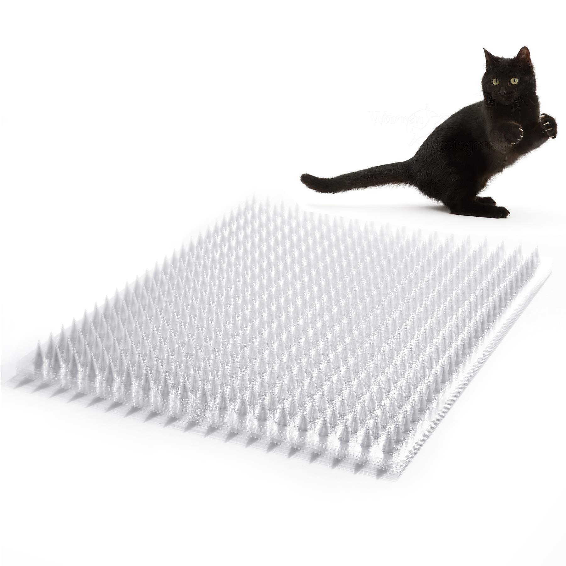 Mardili Cat Repellent/Deterrent Outdoor/indoor Mat for Cats, Dogs, Pests Covers 12 Sq.ft, 16 x 13 Inches, 8 Pack