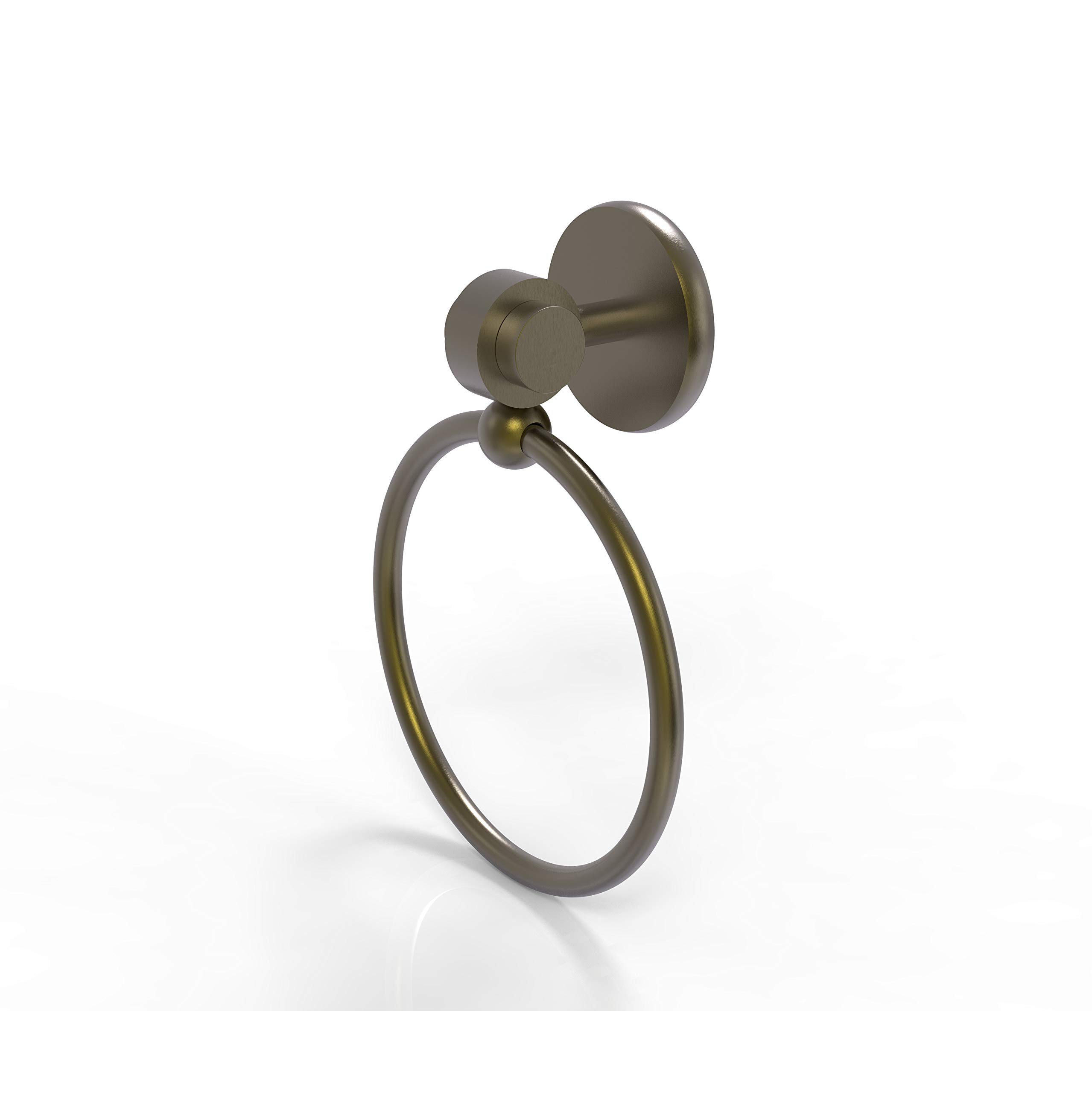 Allied Brass 7216 Satellite Orbit Two Collection Towel Ring, Antique Brass