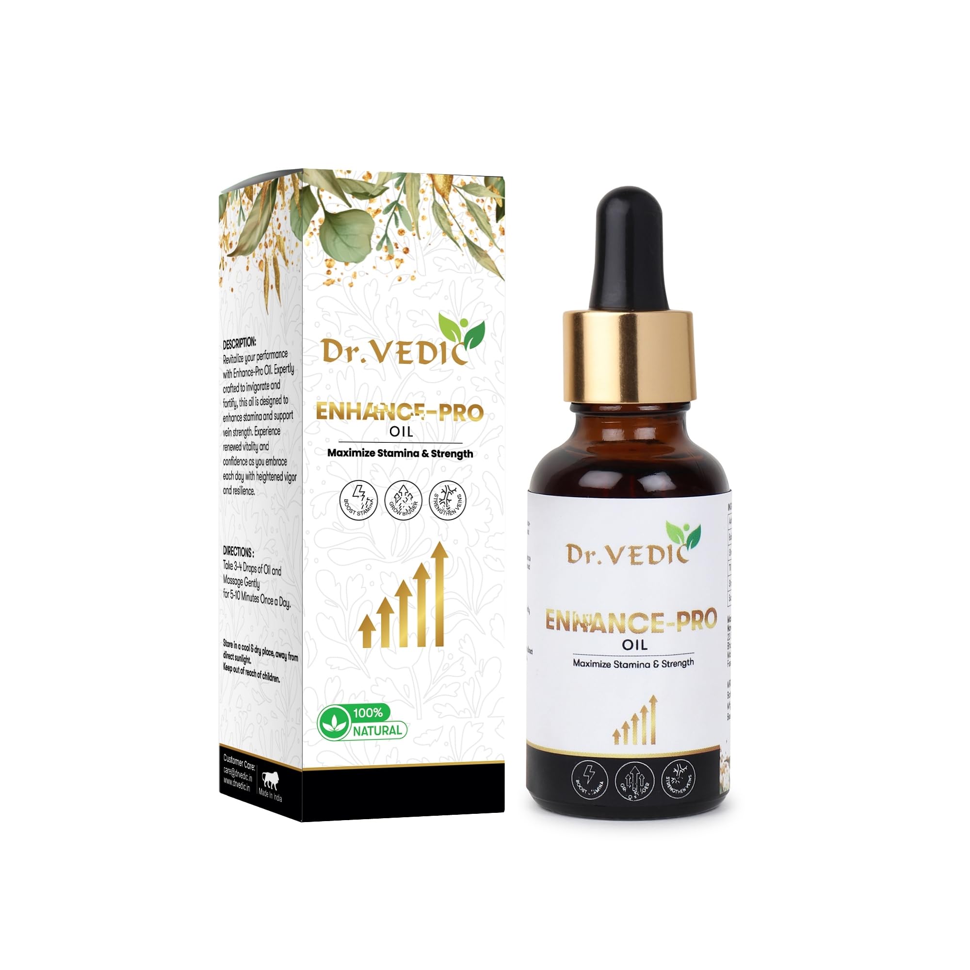 Dr Vedic 100% Pure & Natural E-Pro Oil,30ml