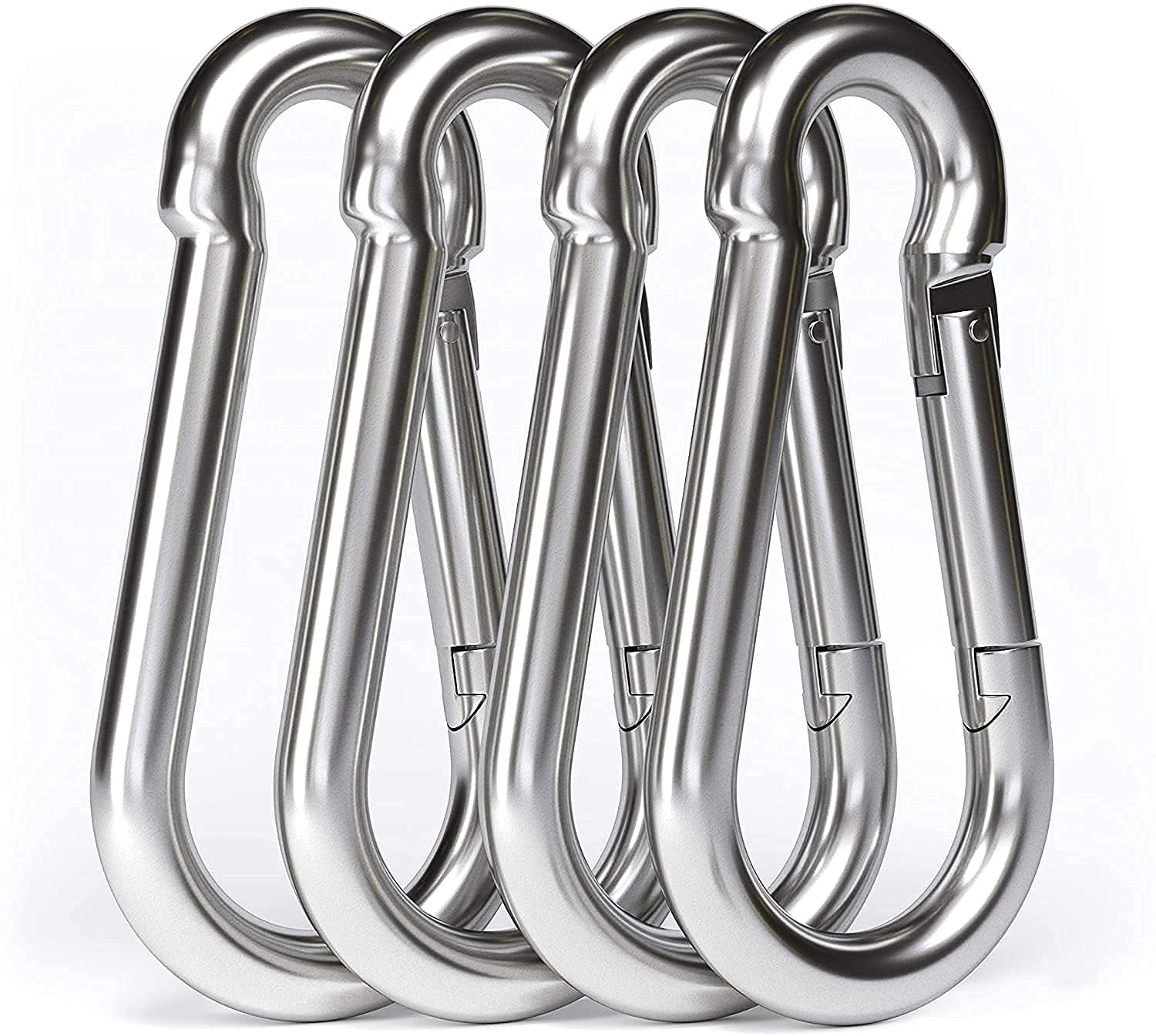 Kiraro Fitness Heavy Duty Safety Lock Cable Attachment | Stainless Steel Spring Snap Hook Carabiner/Hook Swing Connector Multipurpose