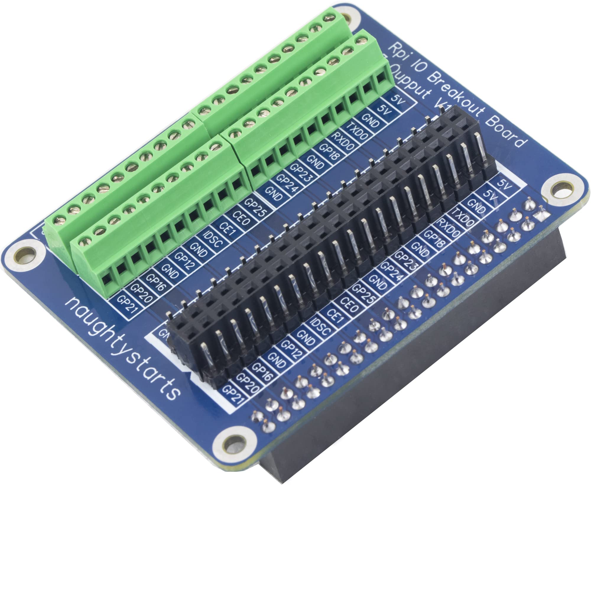 naughtystarts PPi Pi io gpio Pinout Terminal Board for Raspberry Pi (Super 3 Types Output)