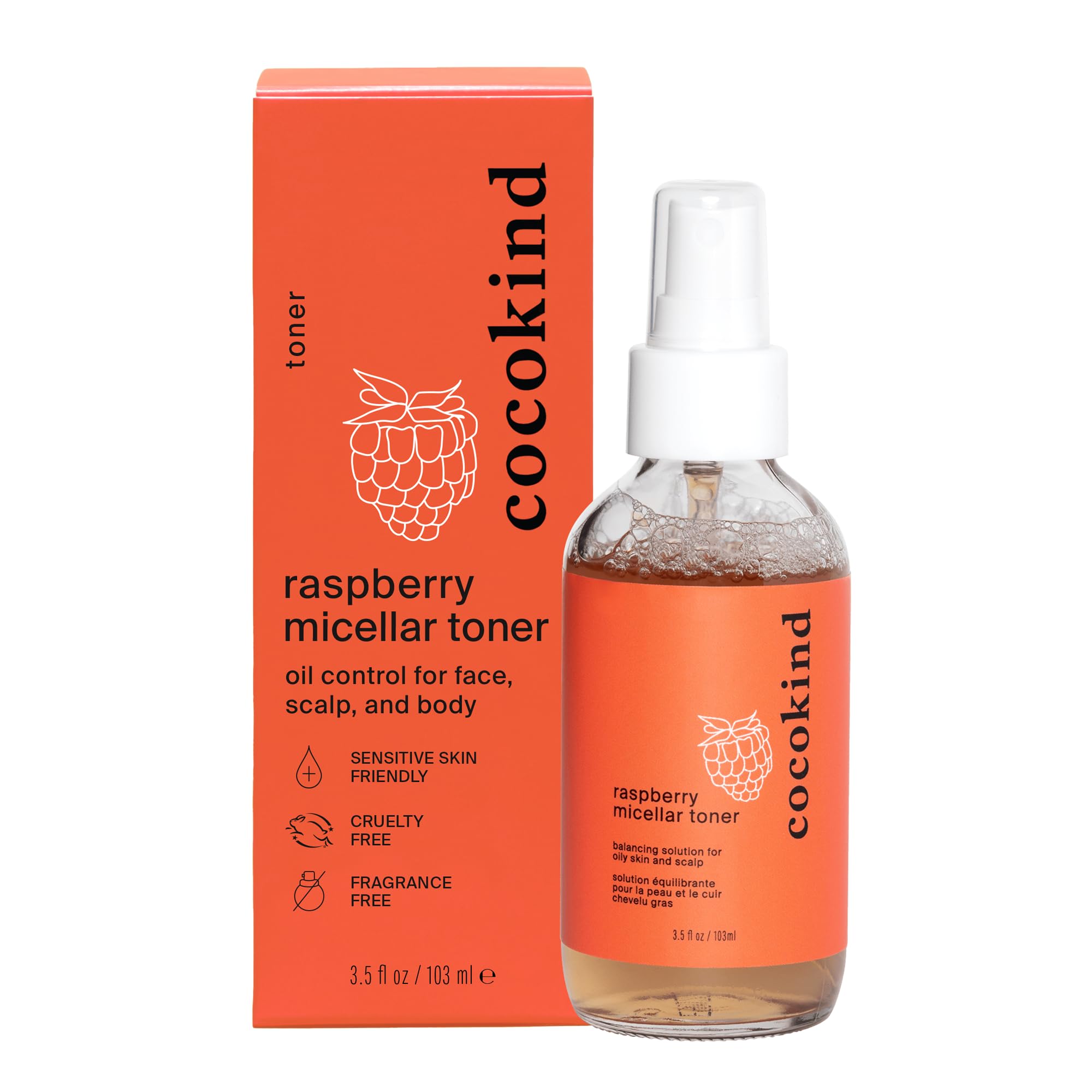 Raspberry Miceller Toner by Cocokind