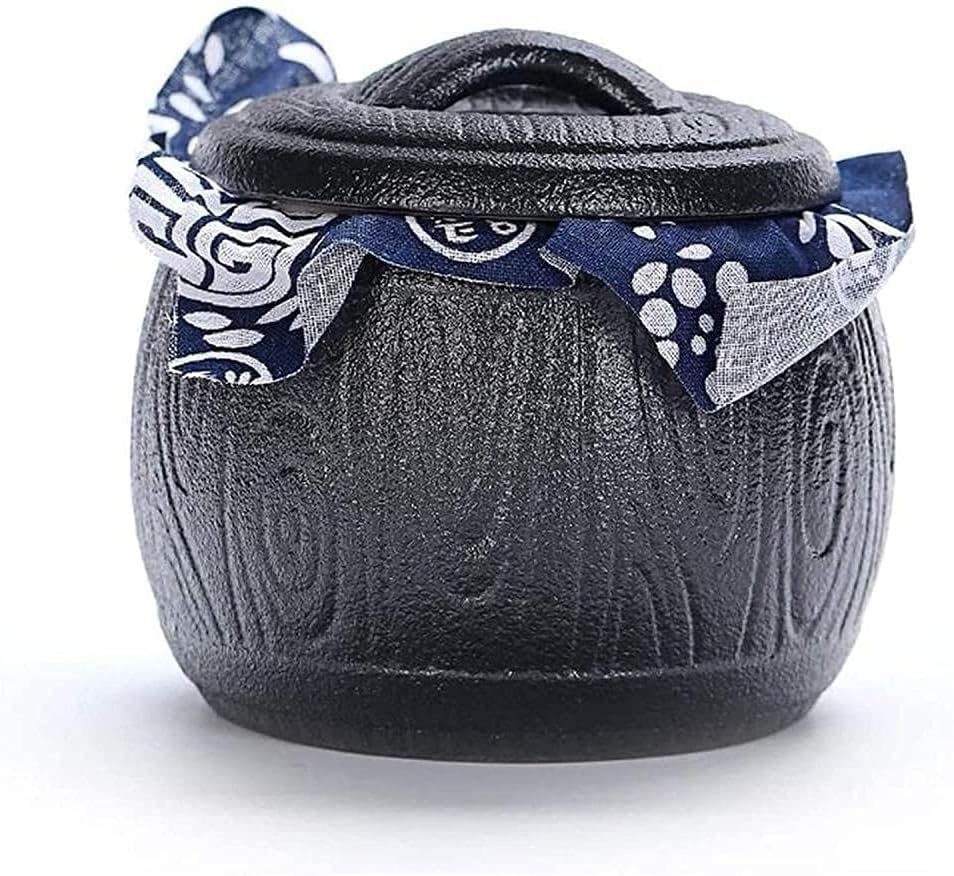 Ceramic Urns Ashes vase Heavenly Peace Black Adult Cremation Urn for Human Ashes This Beautiful Medium Urn-B s