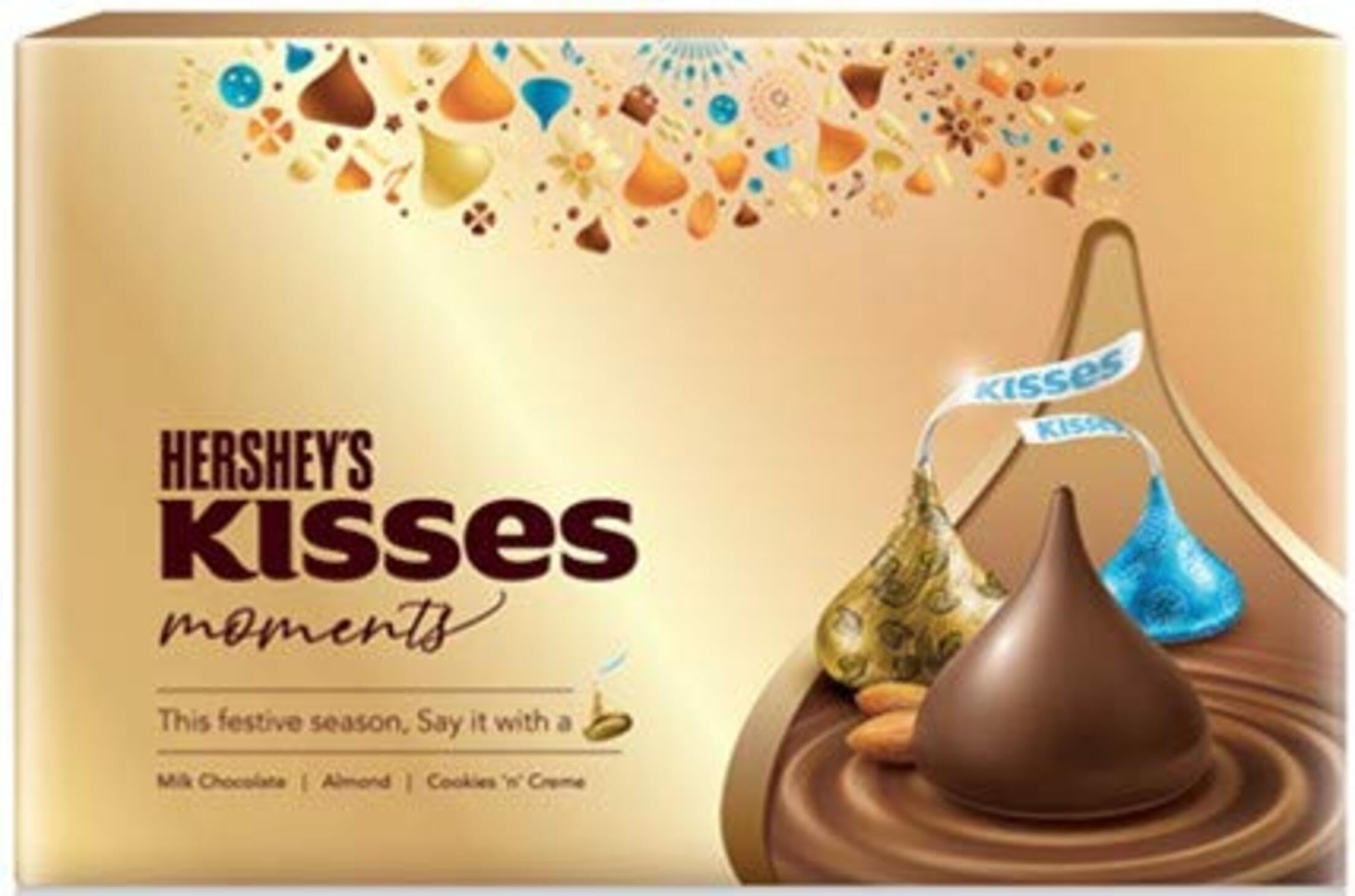 HERSHEY'S Kisses Moments Assorted Gift 129 Gm Chocolate Box