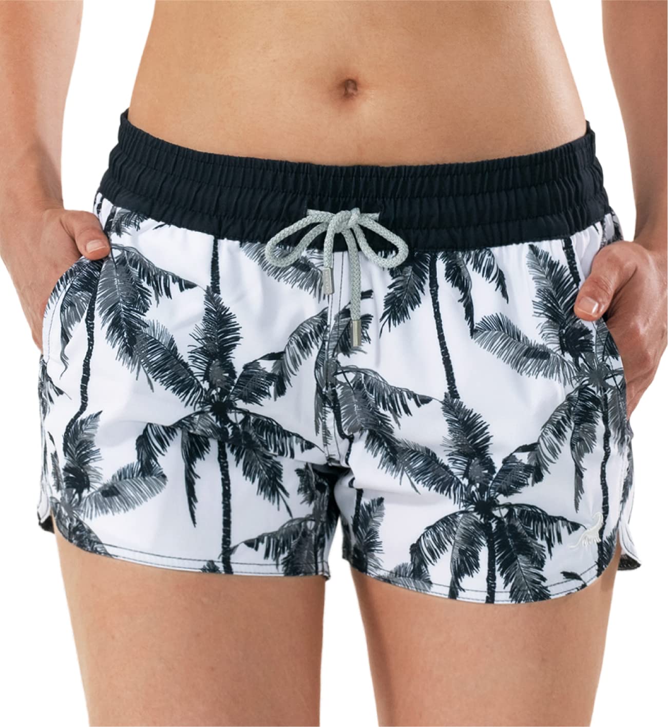 Women's Board Swim Shorts 4-Way Stretch 3.5 '' Quick Dry Beach Surf Shorts with Pockets