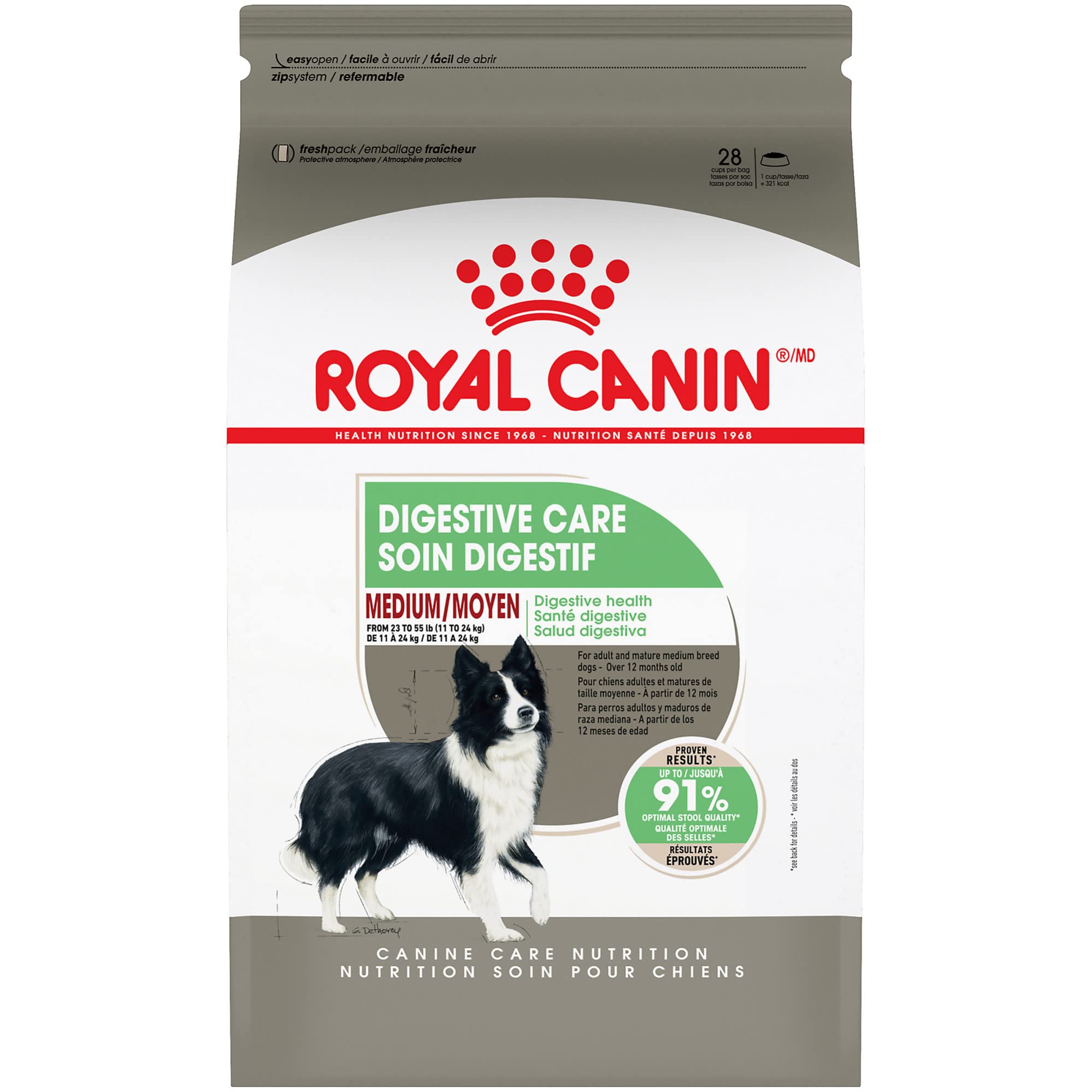 Royal CaninMedium Digestive Care Dry Dog Food, 30 lb bag