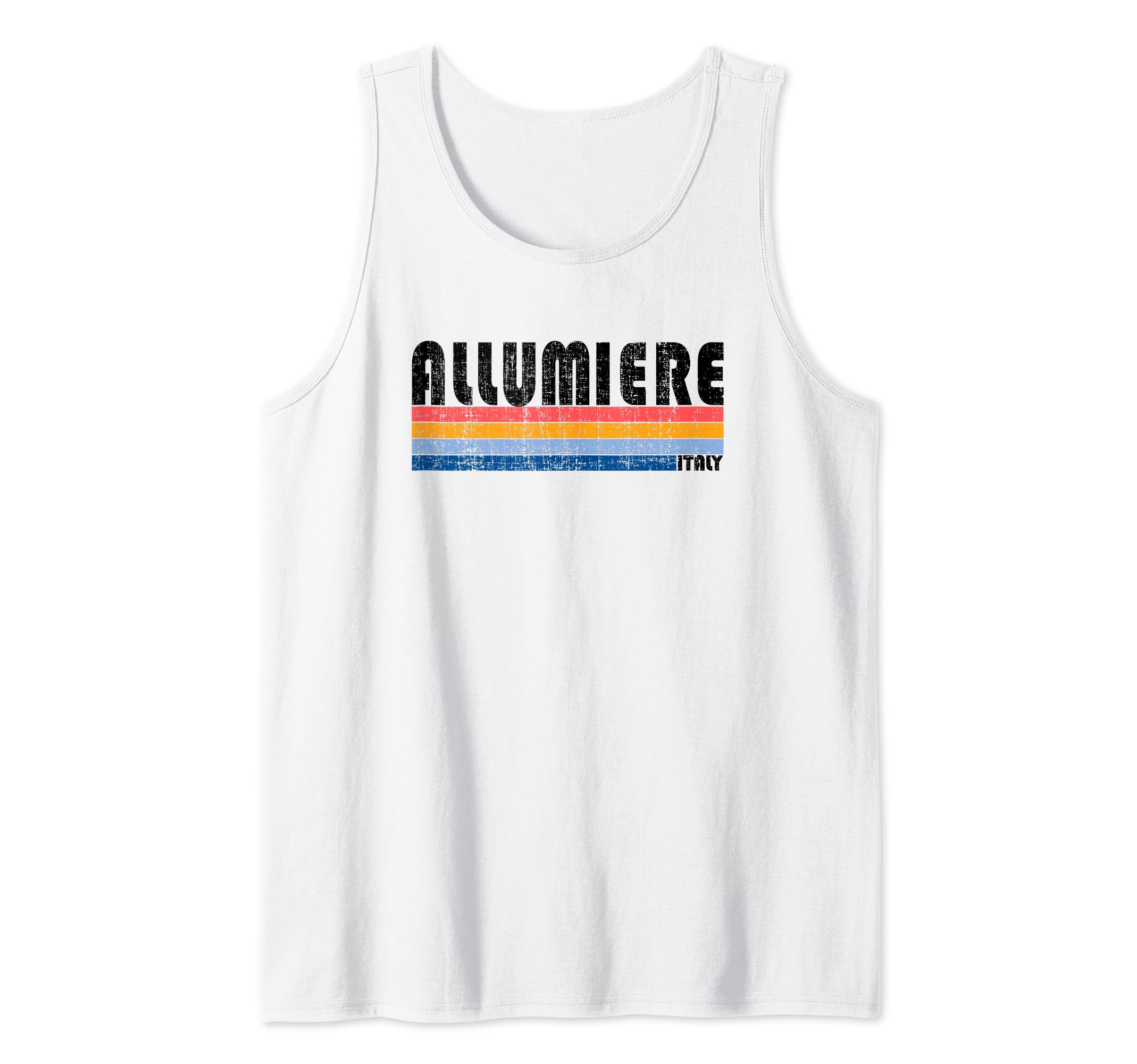 Allumiere, Italy Retro 70s 80s Style Tank Top