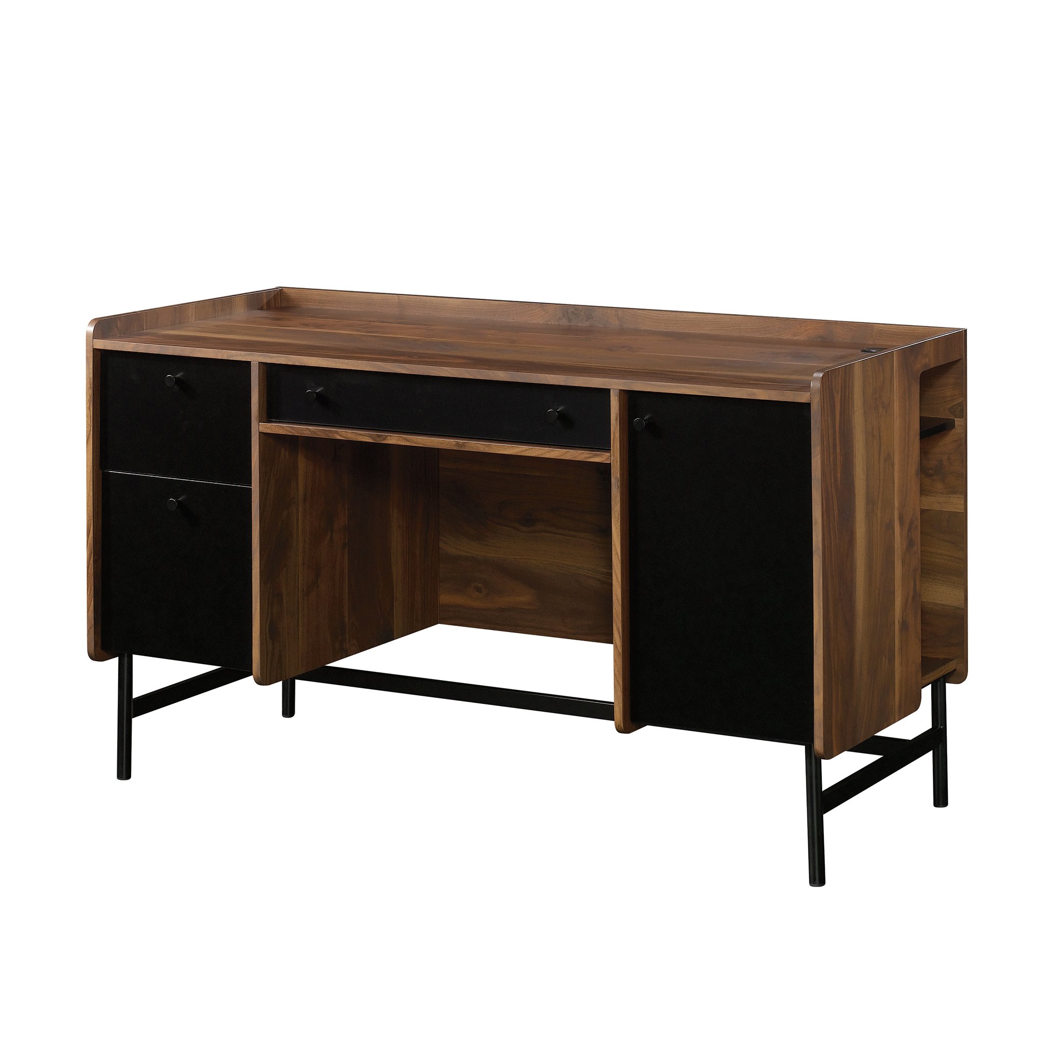 Sauder Harvey Park Desk, Grand Walnut finish