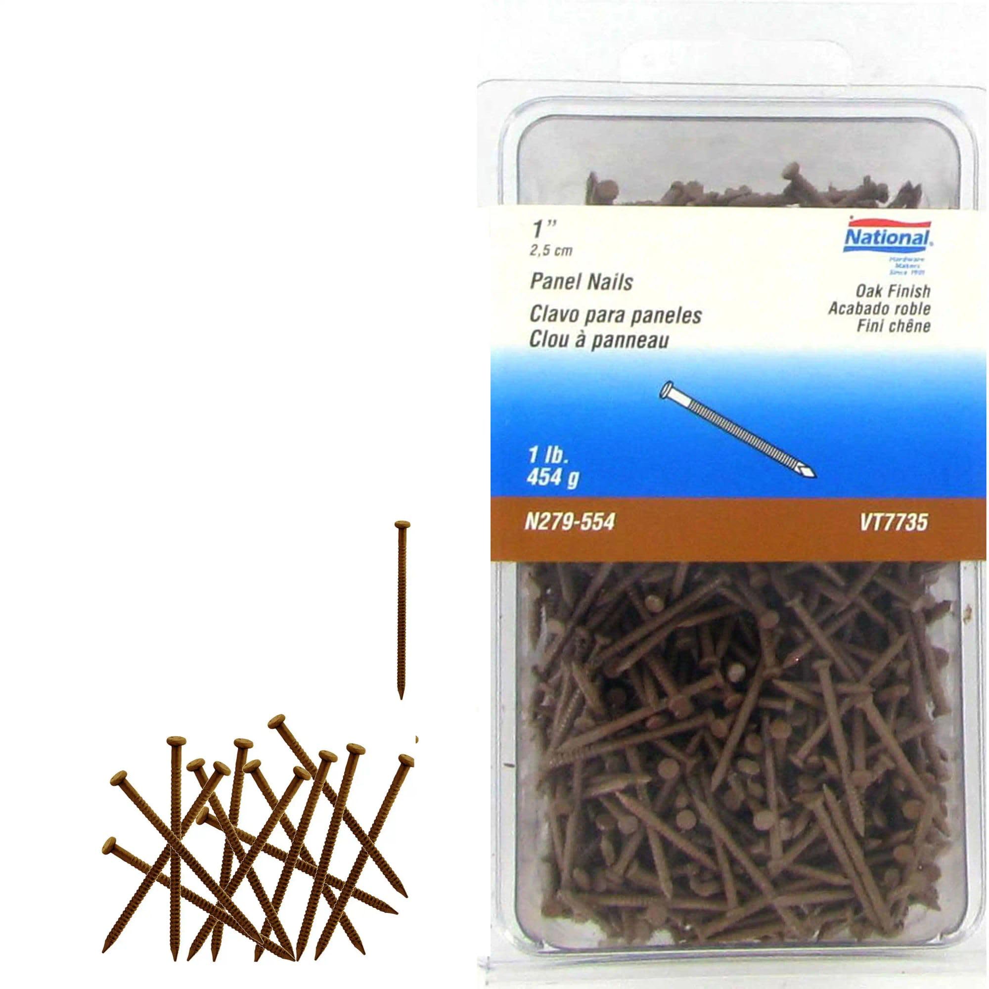 Panel Nails 1 Inch Oak 1 Pound 1063 Prox